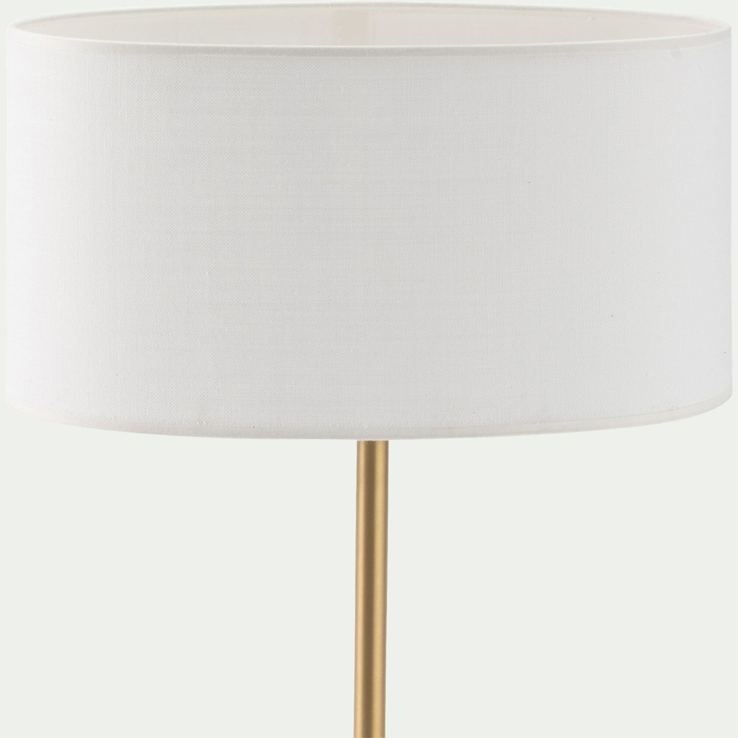 MISTRAL - Abat-jour cylindrique en coton D32cm - blanc