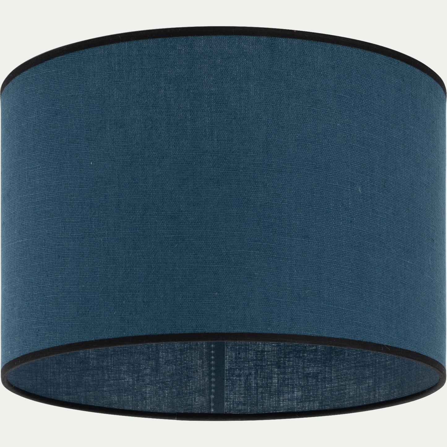 ADRIA - Abat-jour cylindrique en lin D32cm - bleu santorin