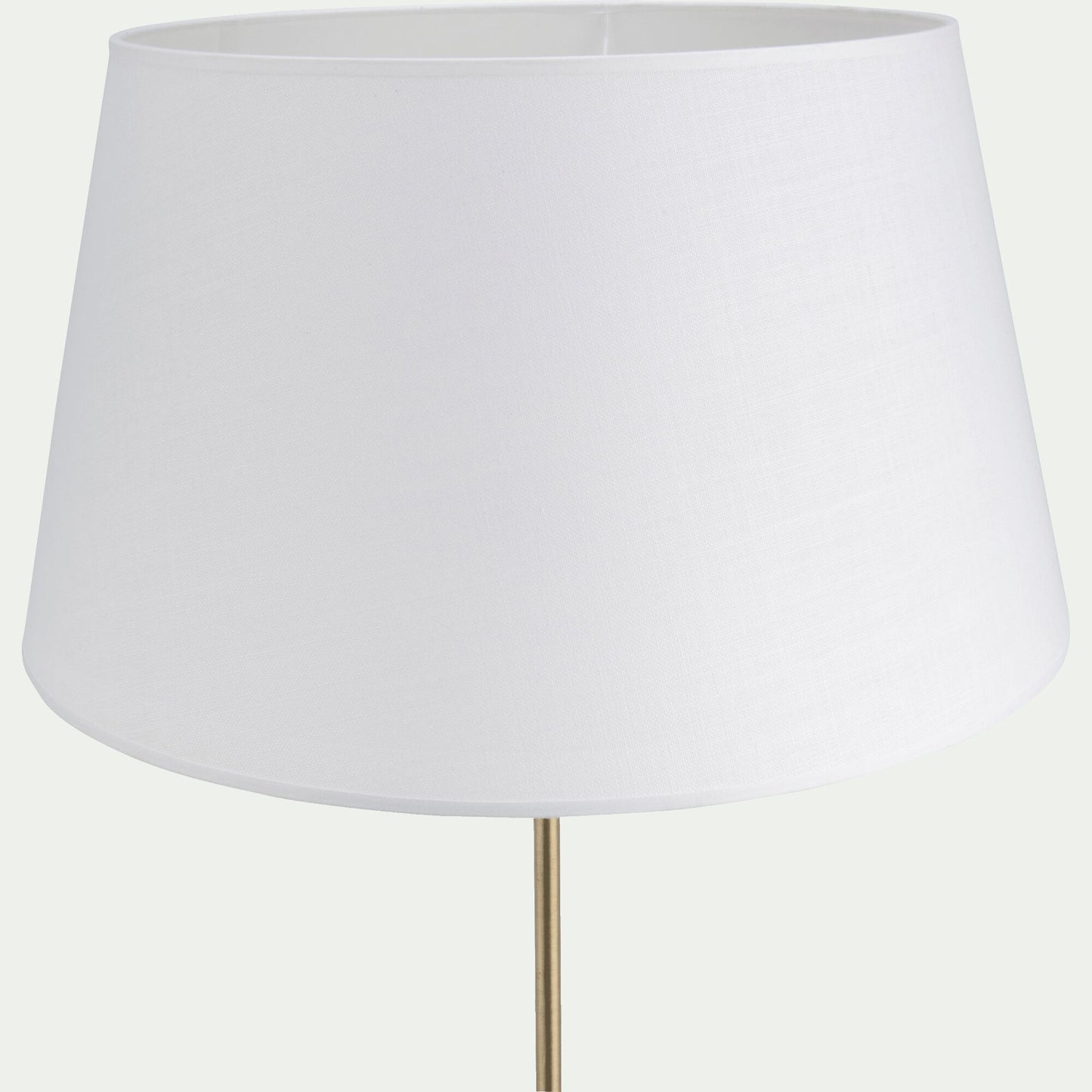 MISTRAL - Abat-jour tambour en coton D45cm - blanc capelan
