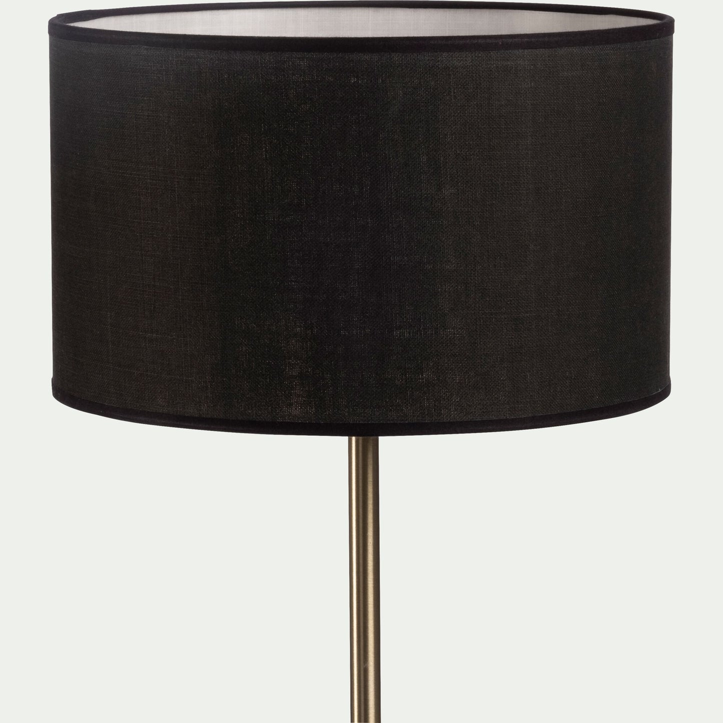 MISTRAL - Abat-jour en coton D30cm - noir calabrun