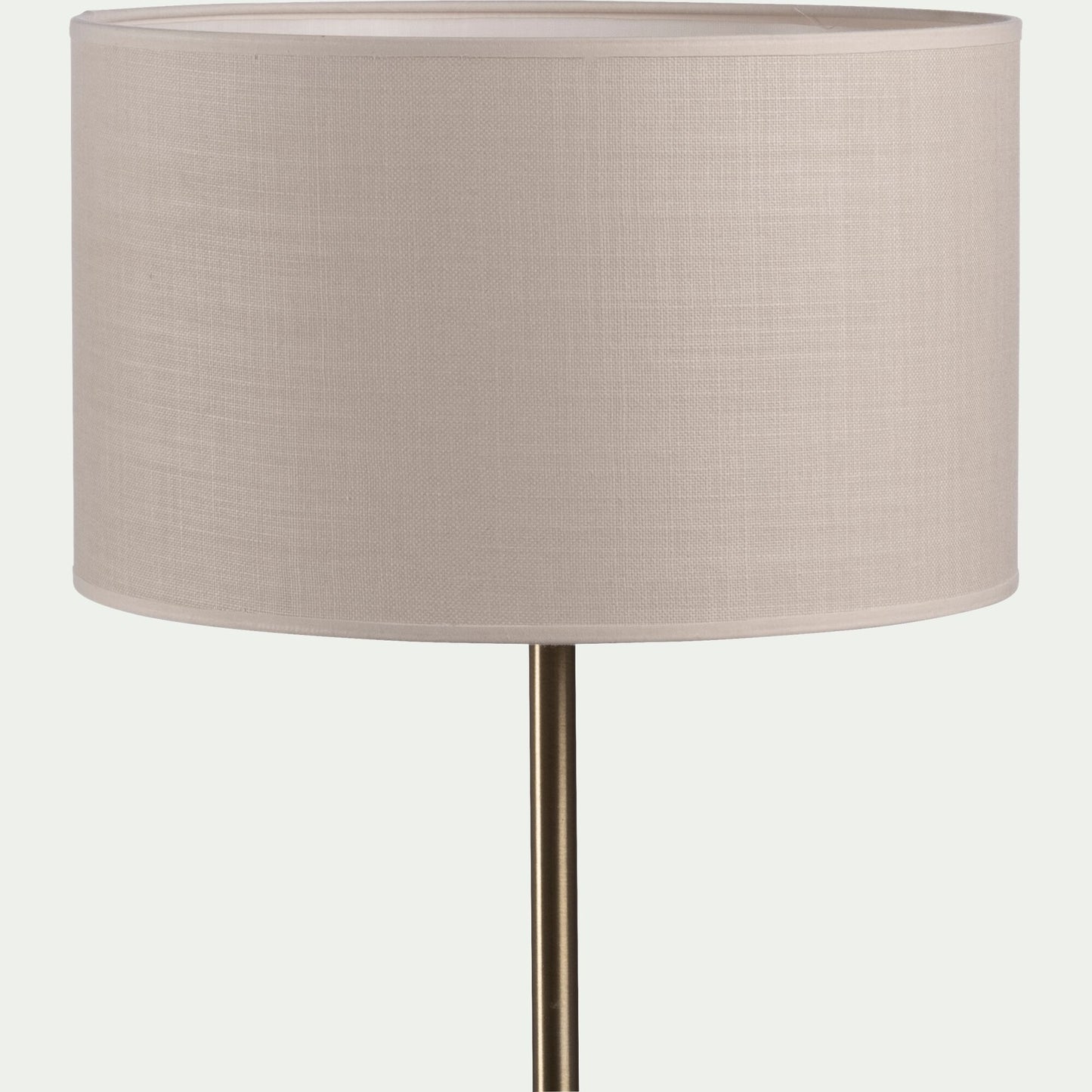 MISTRAL - Abat-jour cylindrique en tissu D30cm - beige roucas