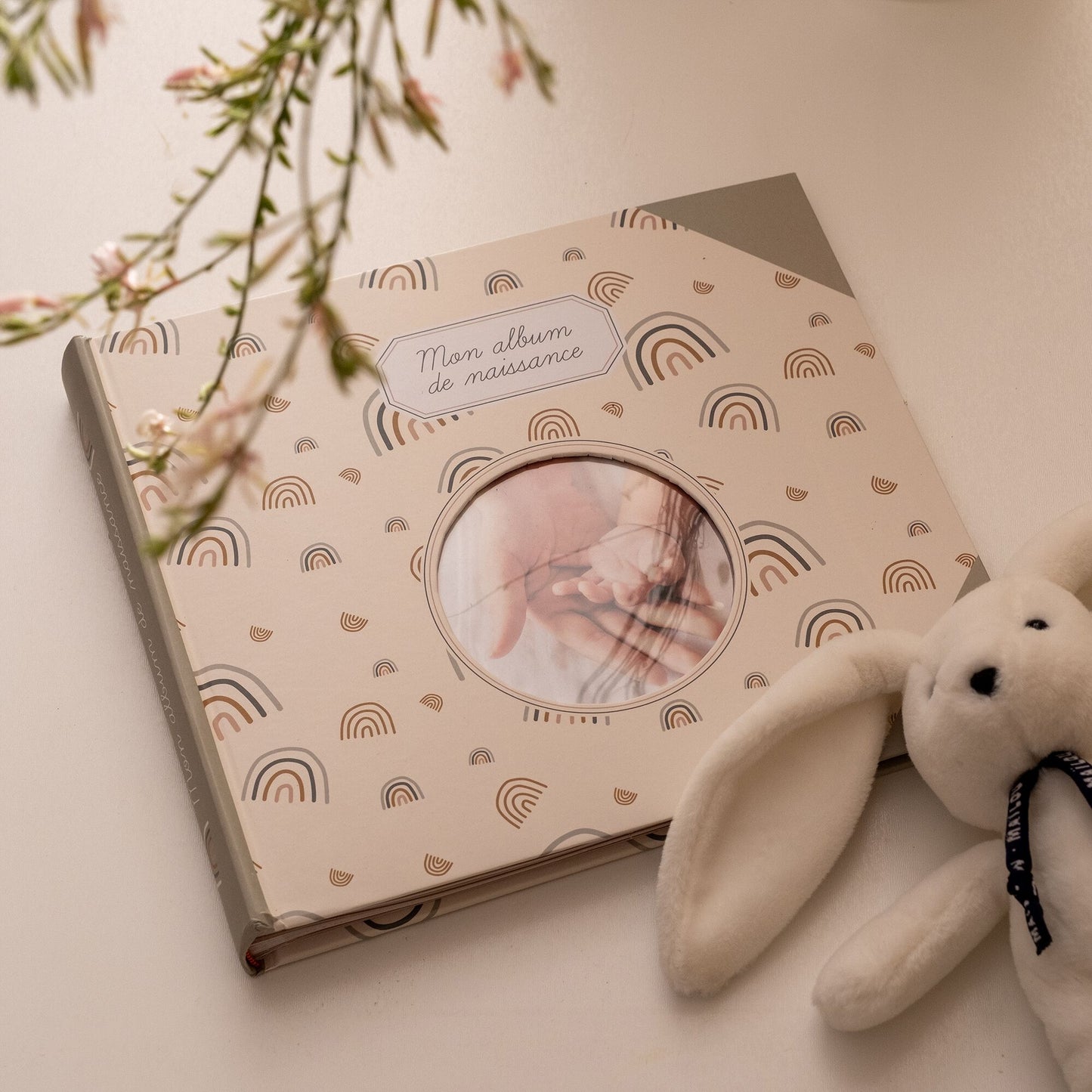 NINON - Album de naissance 120 photos - blanc