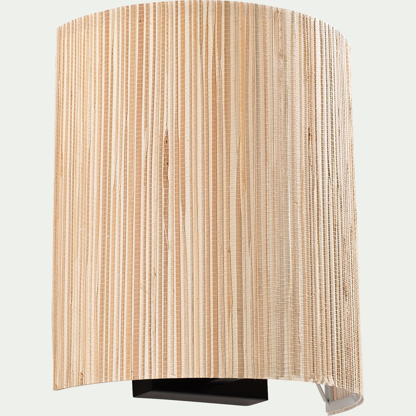 WIMEA - Applique électrifiée en acier et algues H26cm - naturel