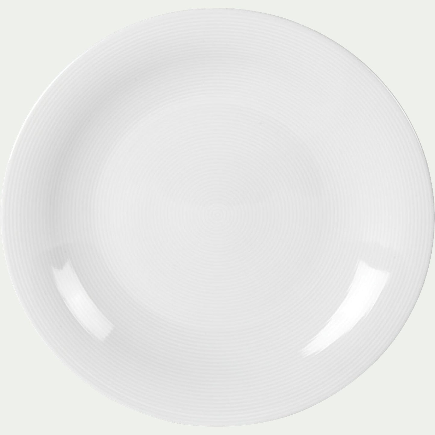 ETO - Assiette plate en porcelaine qualité hôtelière D27cm - blanc