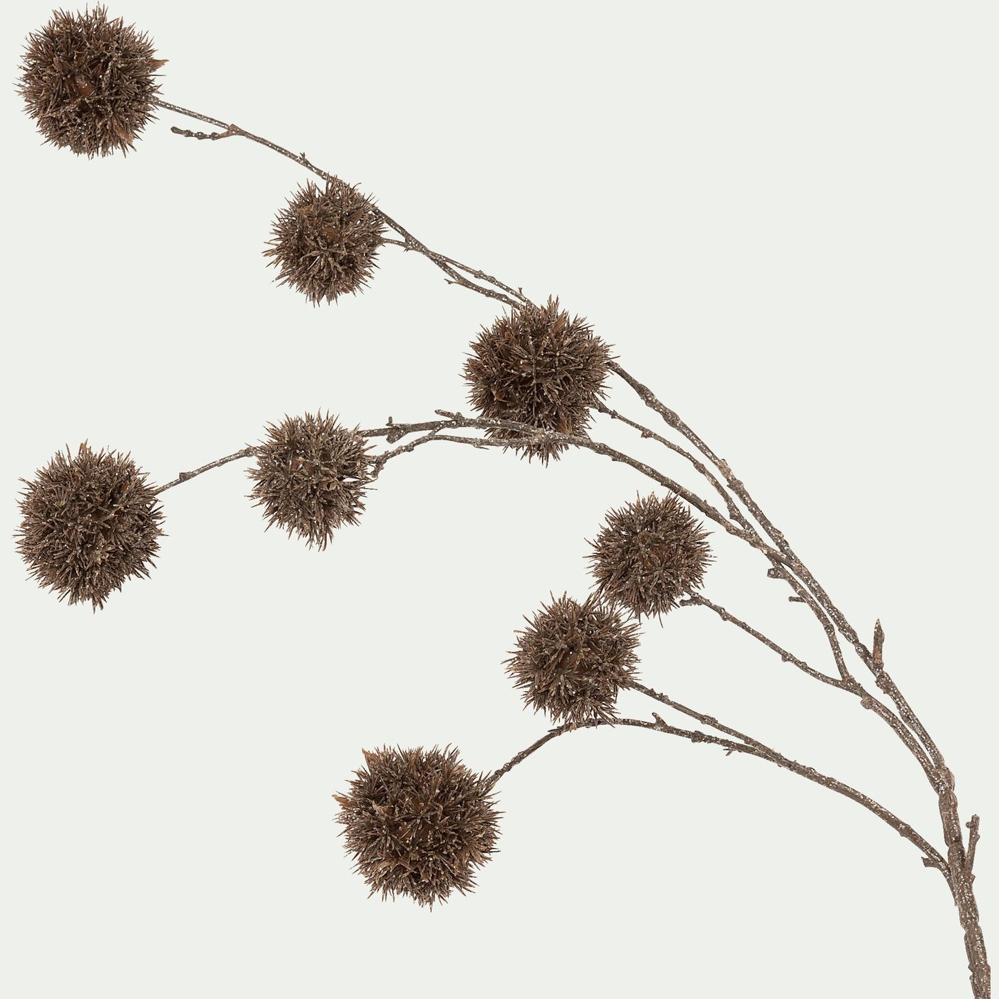 SABINIEN - Branchage de Noël artificiel de chardon L114cm - naturel