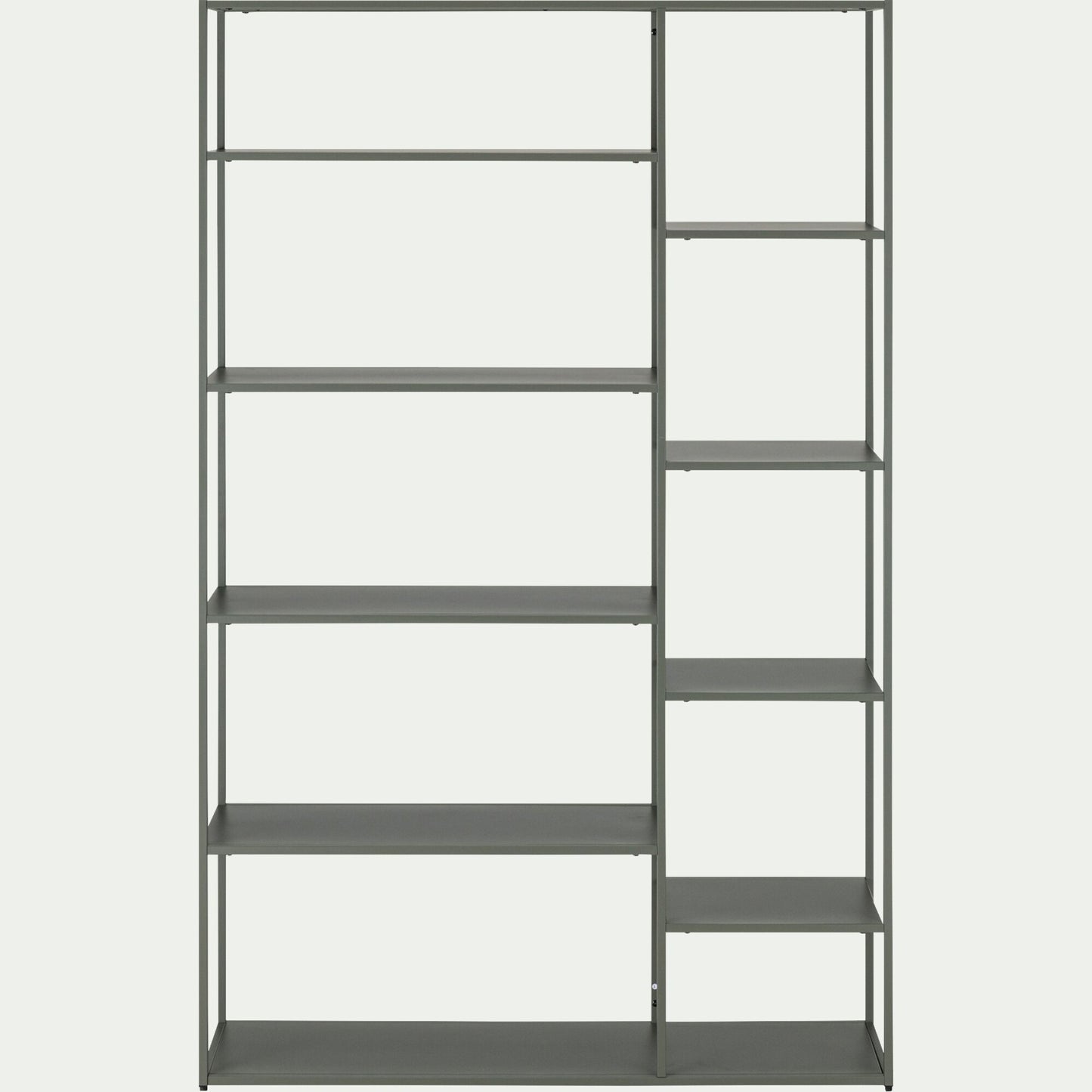 ZEBUL - Bibliothèque en acier - vert cèdre