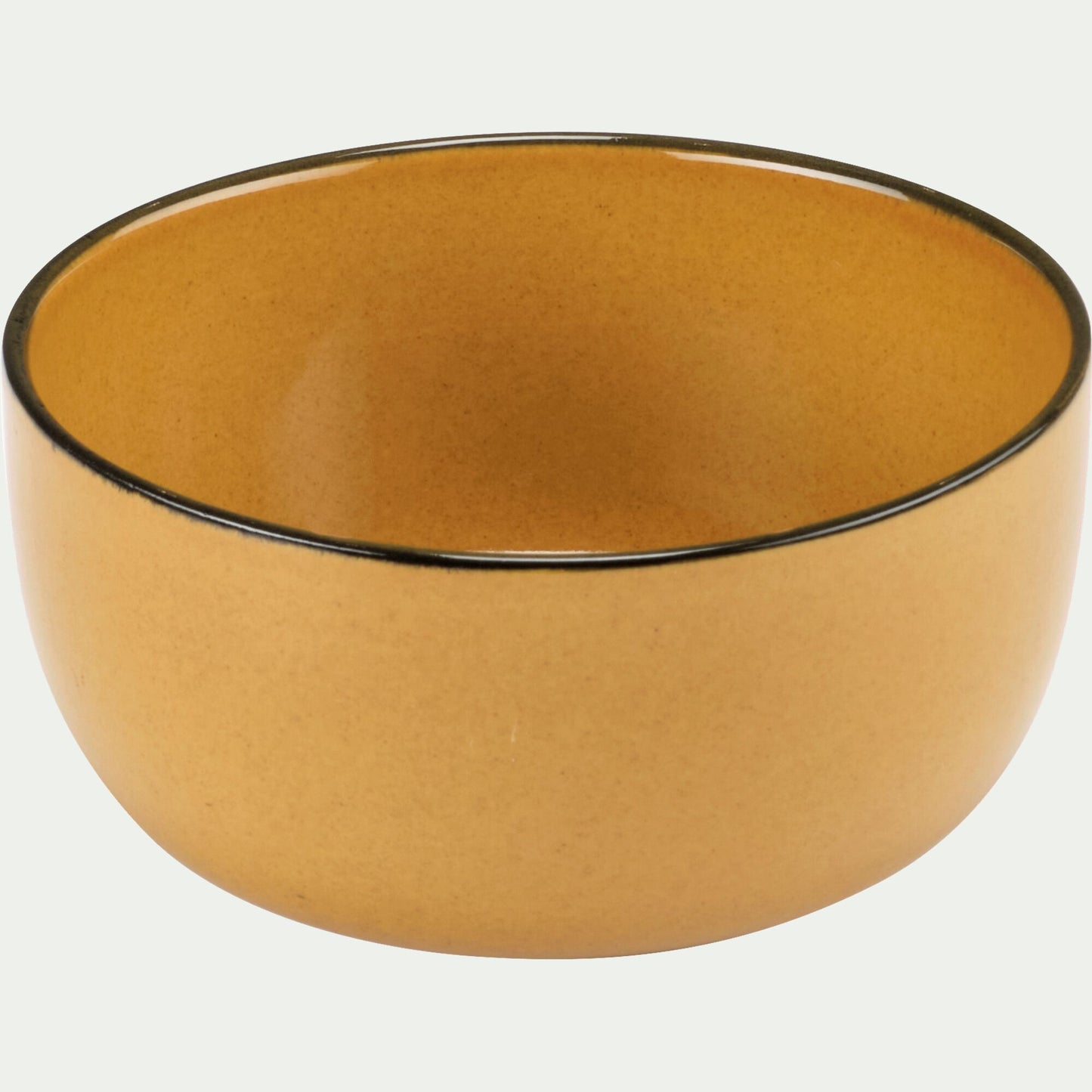 OLIVA - Bol en grès D14,8cm - jaune