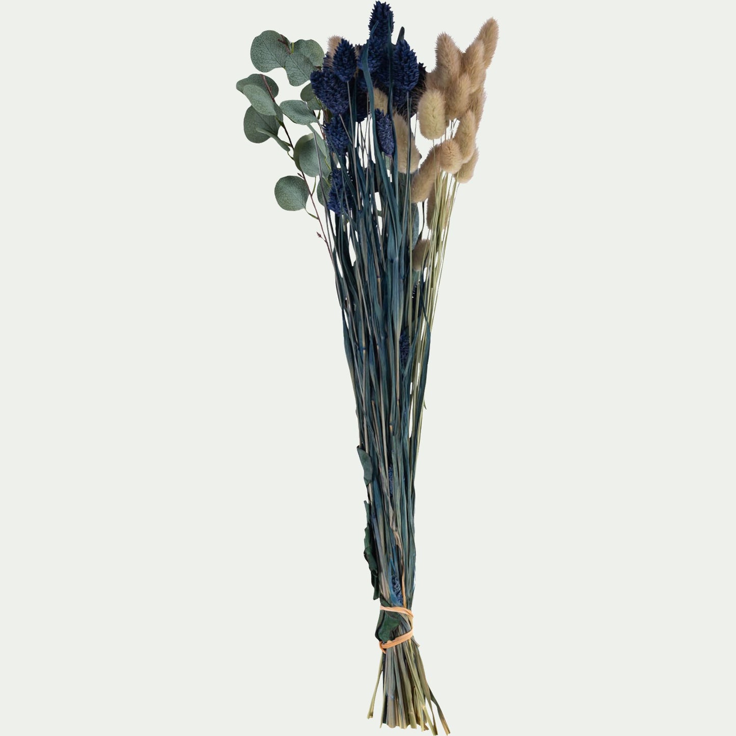 SHOBARA - Bouquet de plusieurs fleurs séchées 50cm - bleu