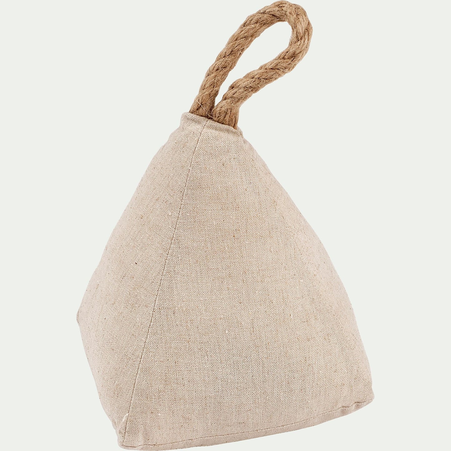 NIN - Cale-porte en sable et tissu - naturel H22cm