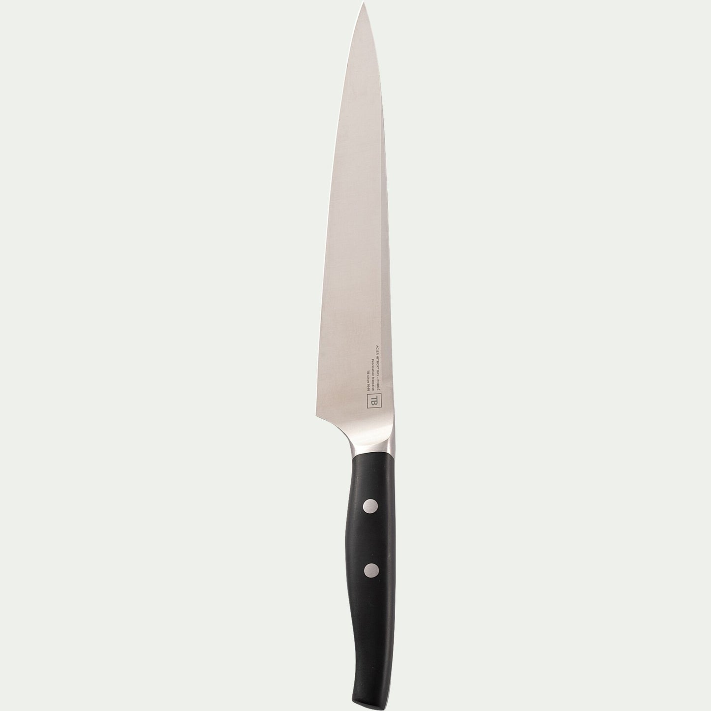 SIDONIE - Couteau forgé de cuisine avec lame de 20cm en acier inoxydable