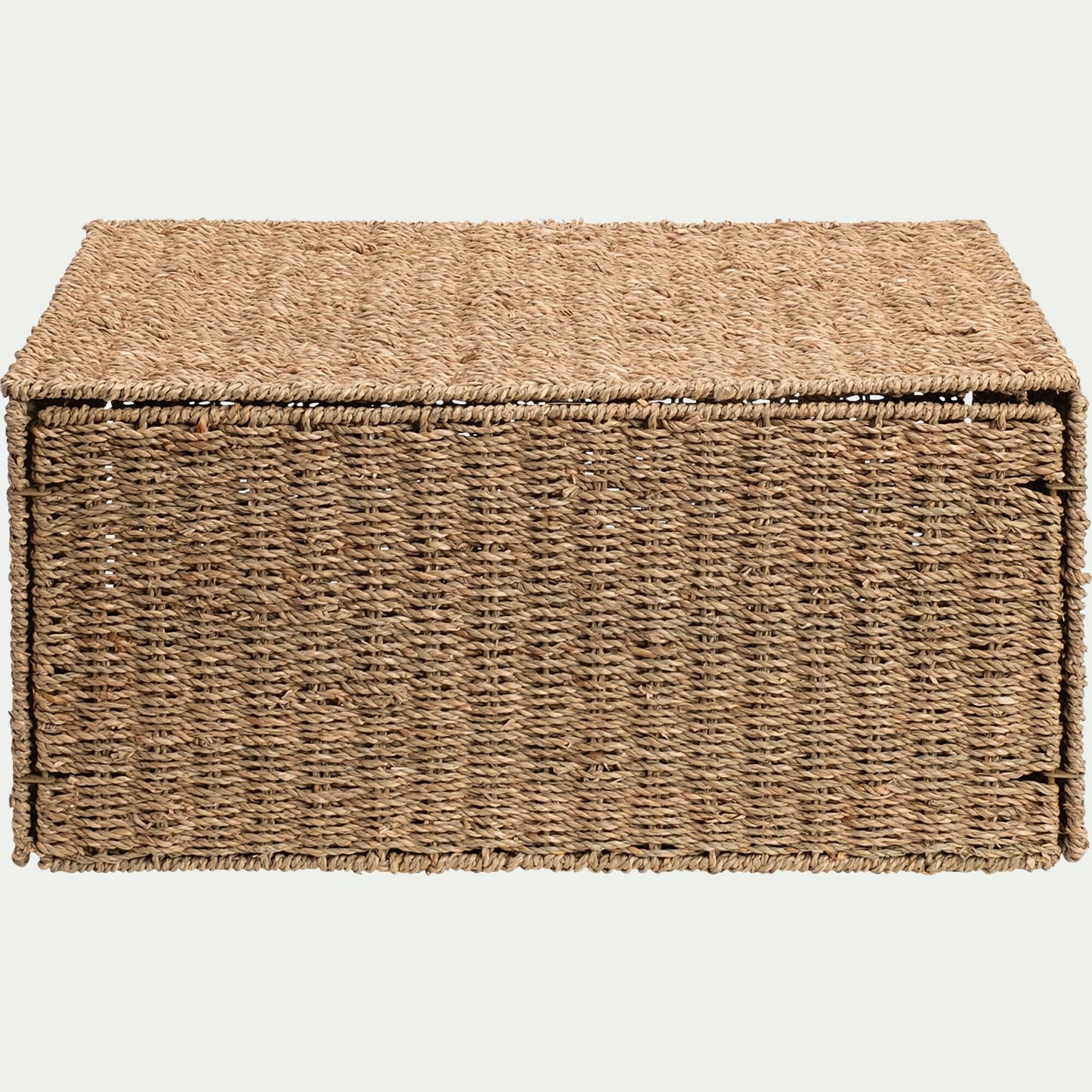 GARLABAN - Panier en jonc de mer H25xL55cm - naturel