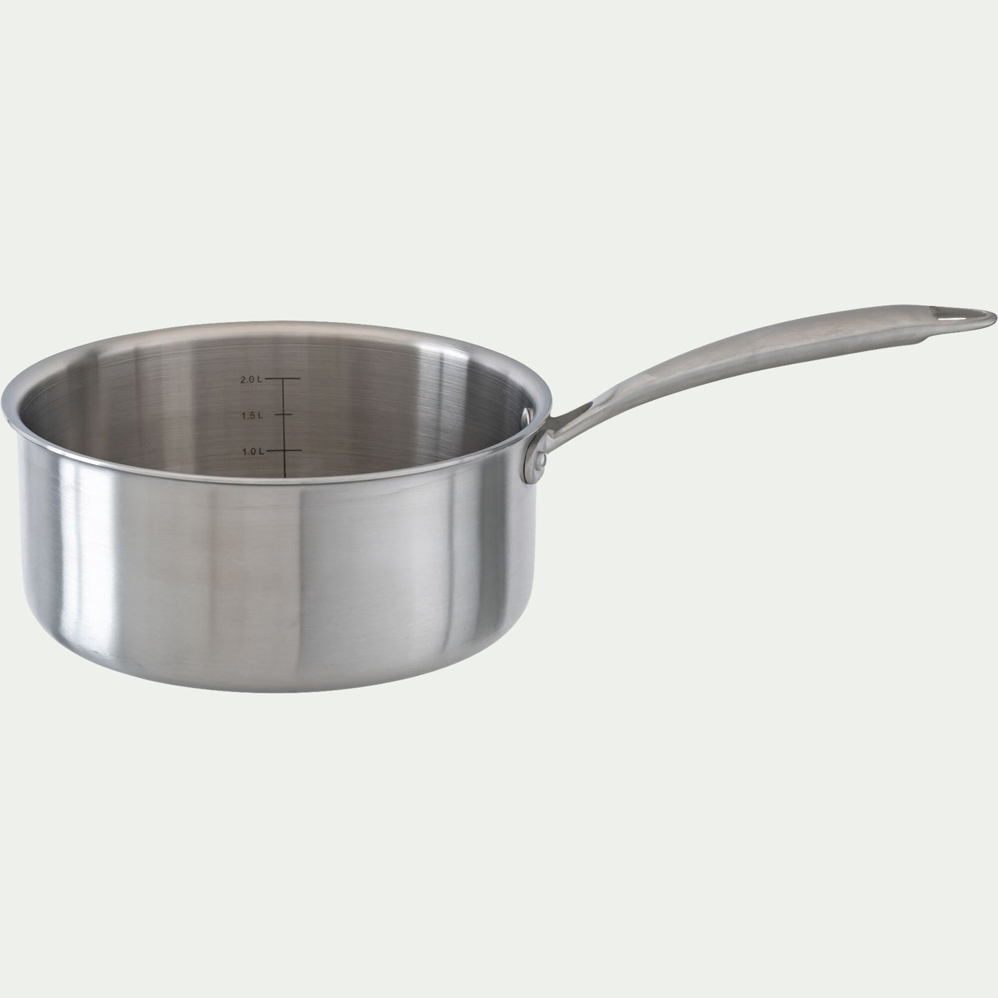 TRIPLY - Casserole en inox D20cm - argenté métallisé