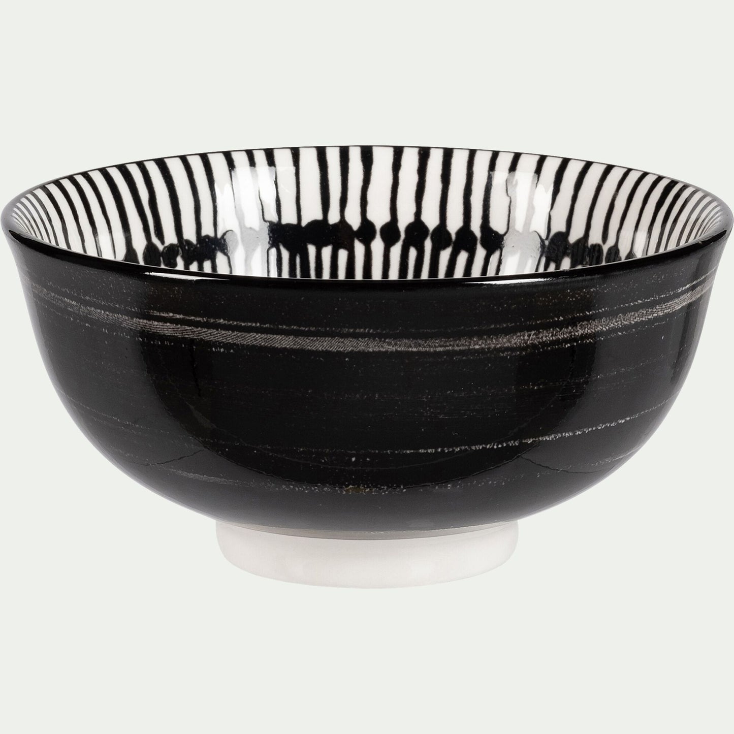LINIA - Coupelle en porcelaine D15,5cm - noir