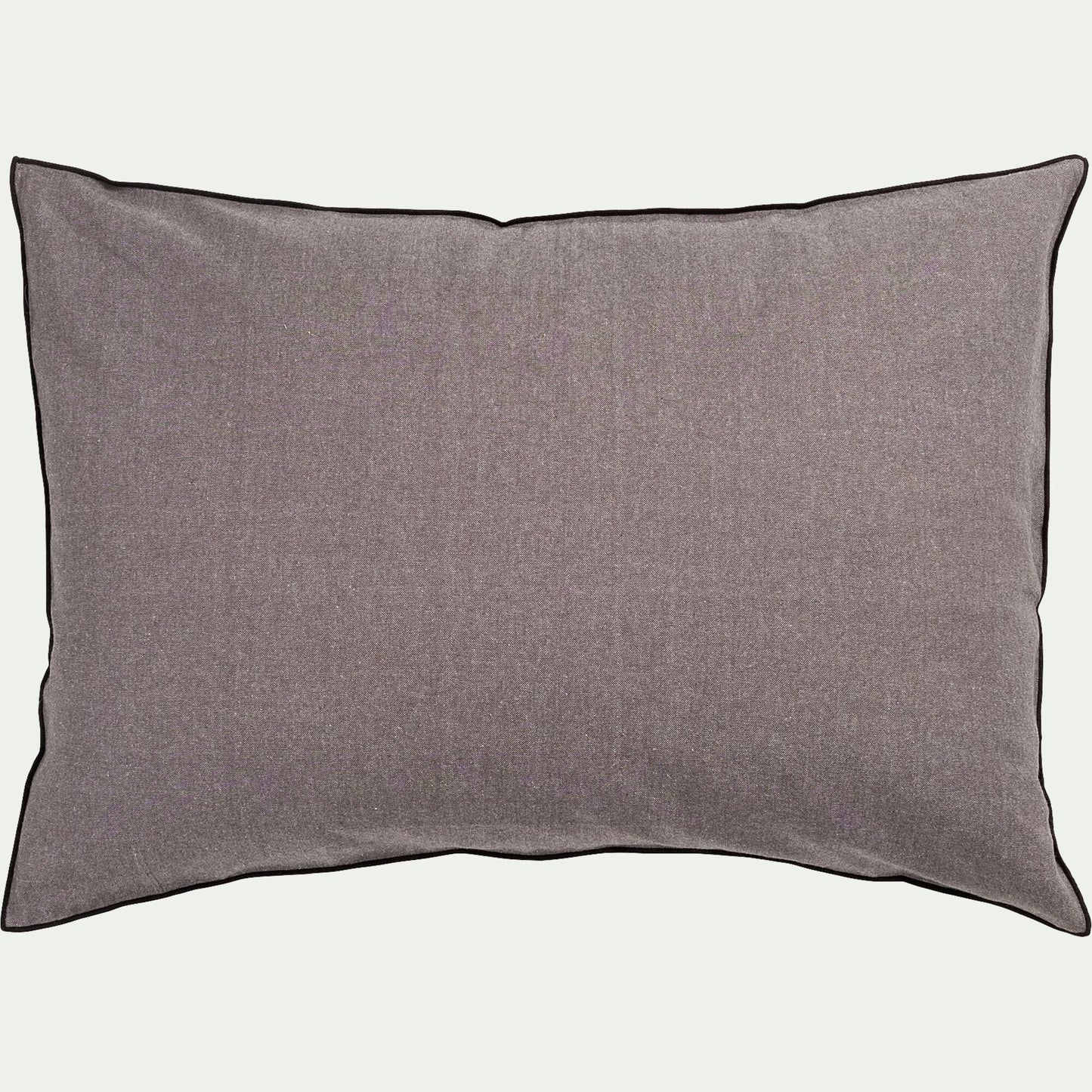 LINIA - Coussin points bourdon en coton - gris ardoise 50x70cm