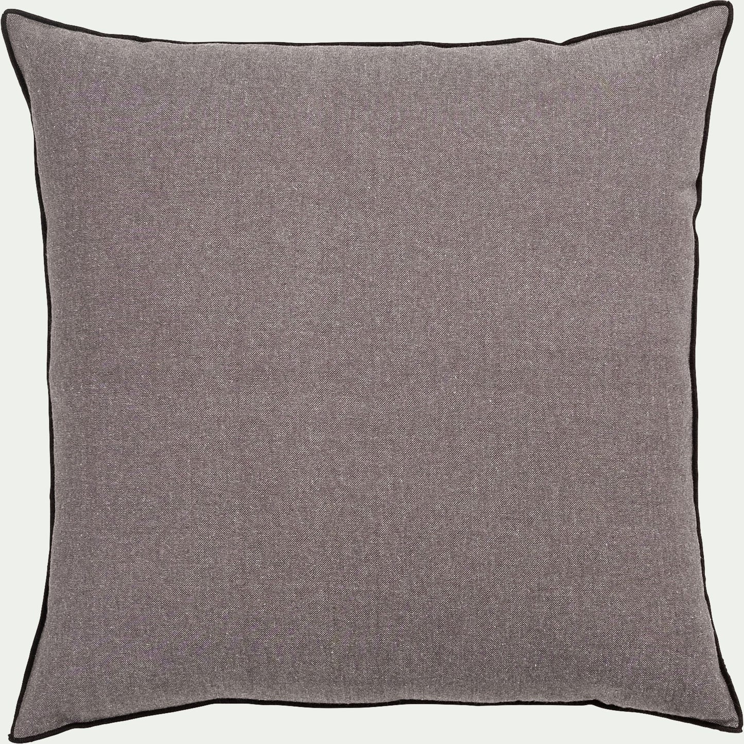LINIA - Coussin points bourdon en coton - gris ardoise 45x45cm