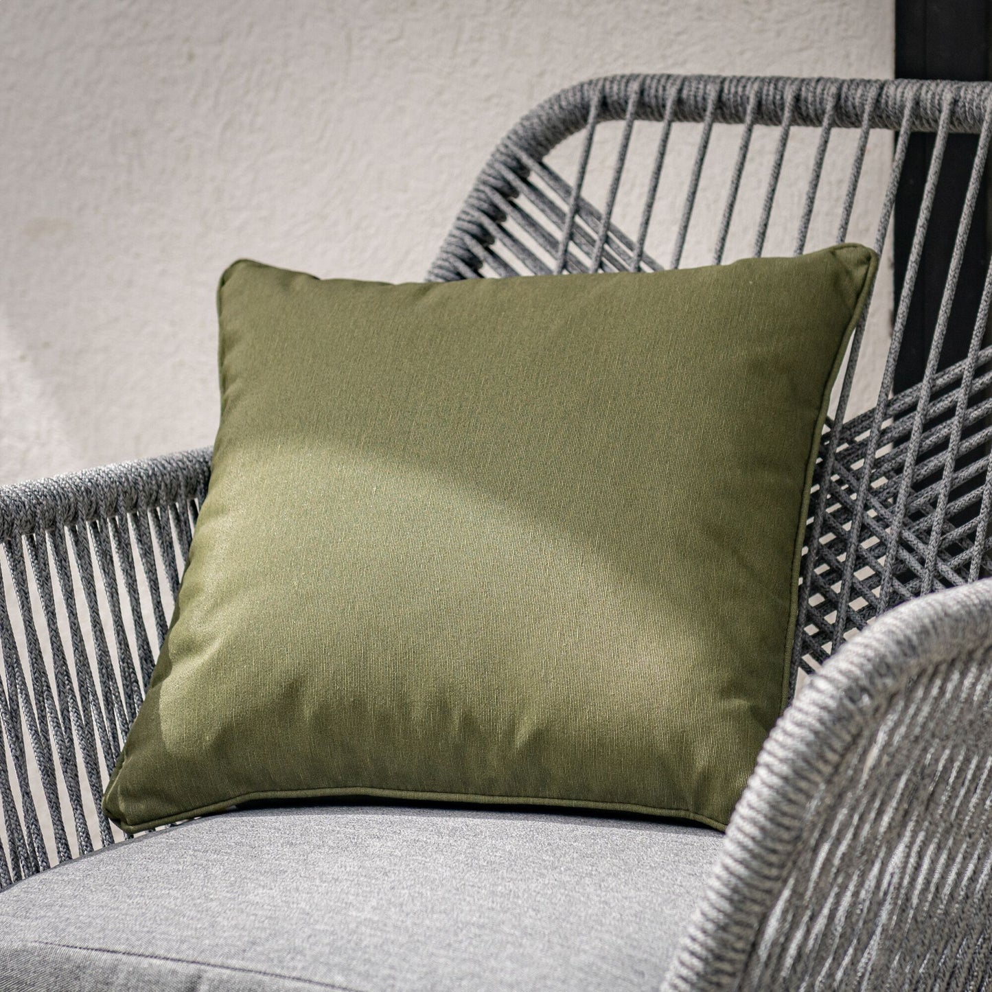 TRAYAS - Coussin d'extérieur et intérieur déperlant 40x40cm - vert