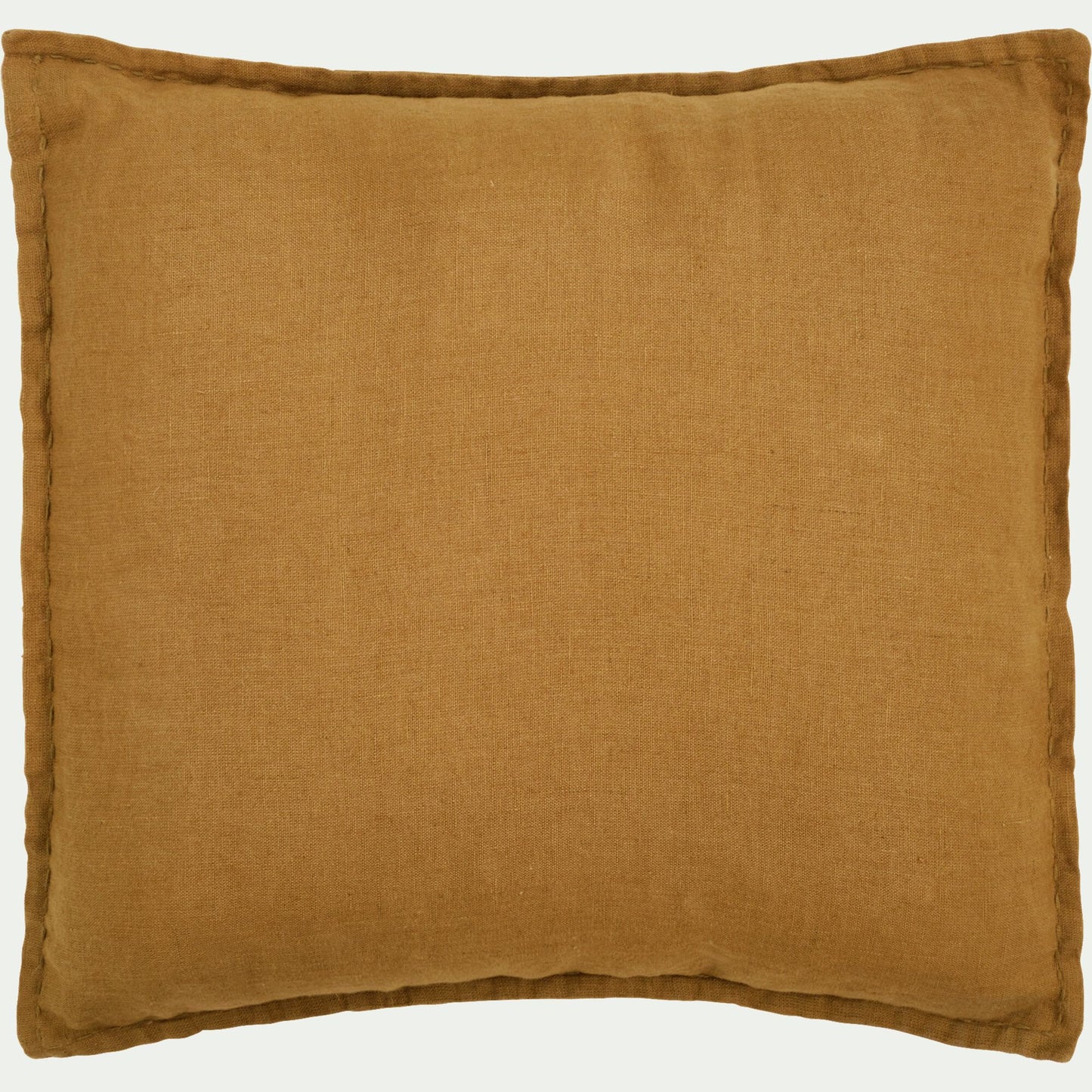 VINON - Coussin en lin lavé 45x45cm - brun alep