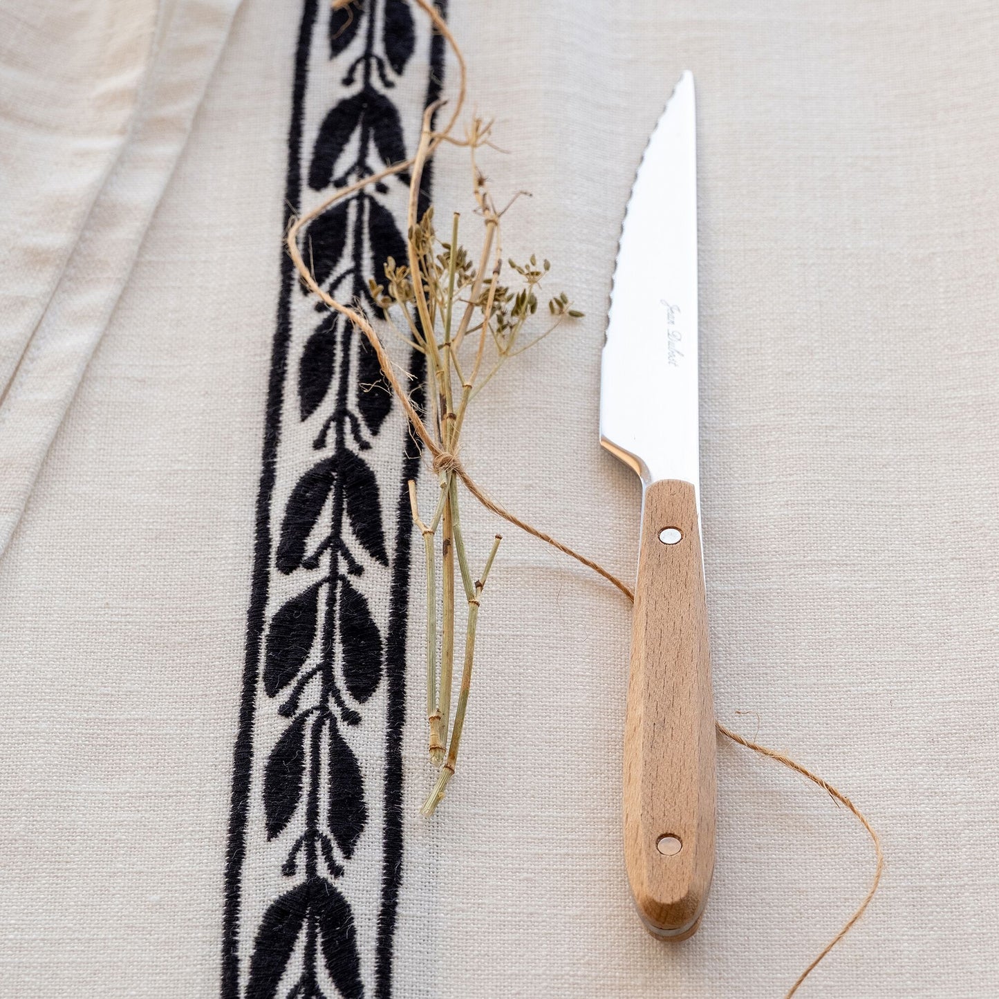 ROODY - Couteau en inox et manche en bois de hêtre - naturel