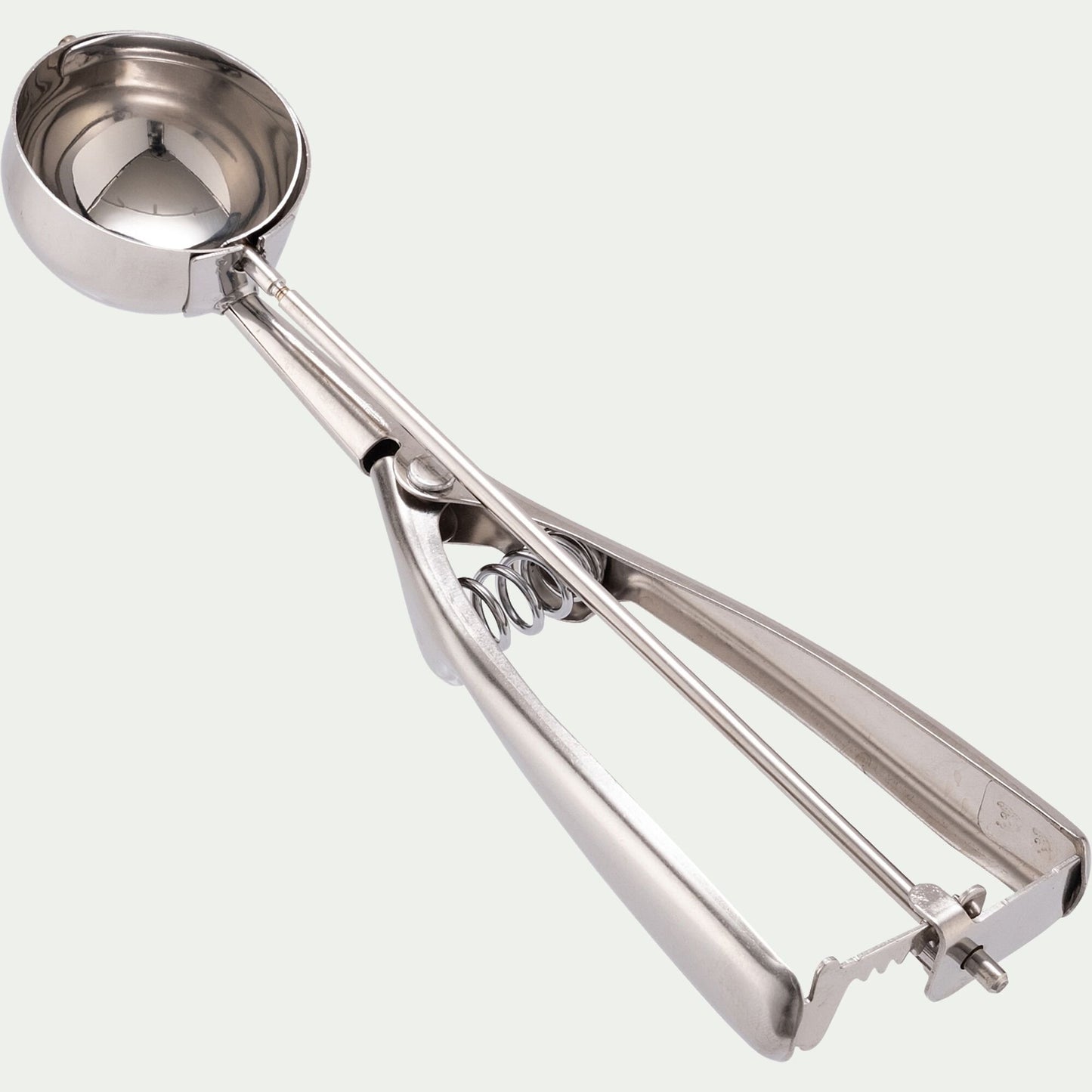 PATISDECOR - Cuillère à glace avec pince en inox - argenté