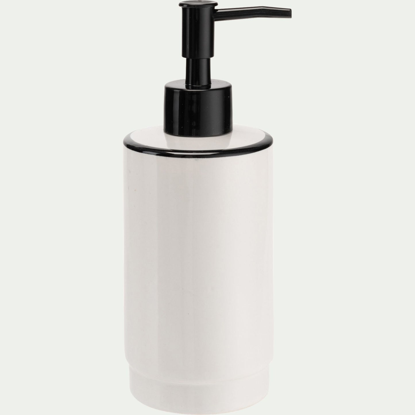 DIVI - Distributeur à savon en grès - blanc H18,50cm