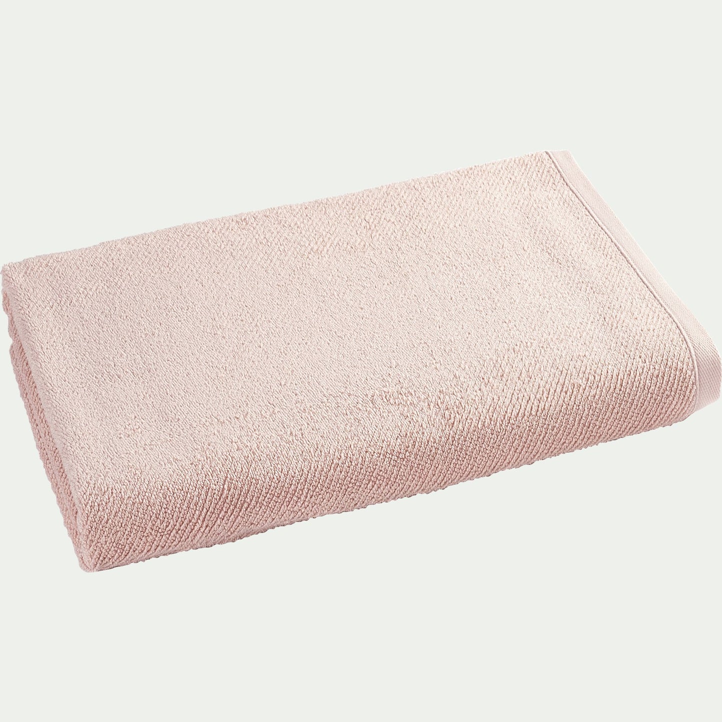 COLINE - Drap de bain en bouclettes de coton bio - rose rosa 90x150cm