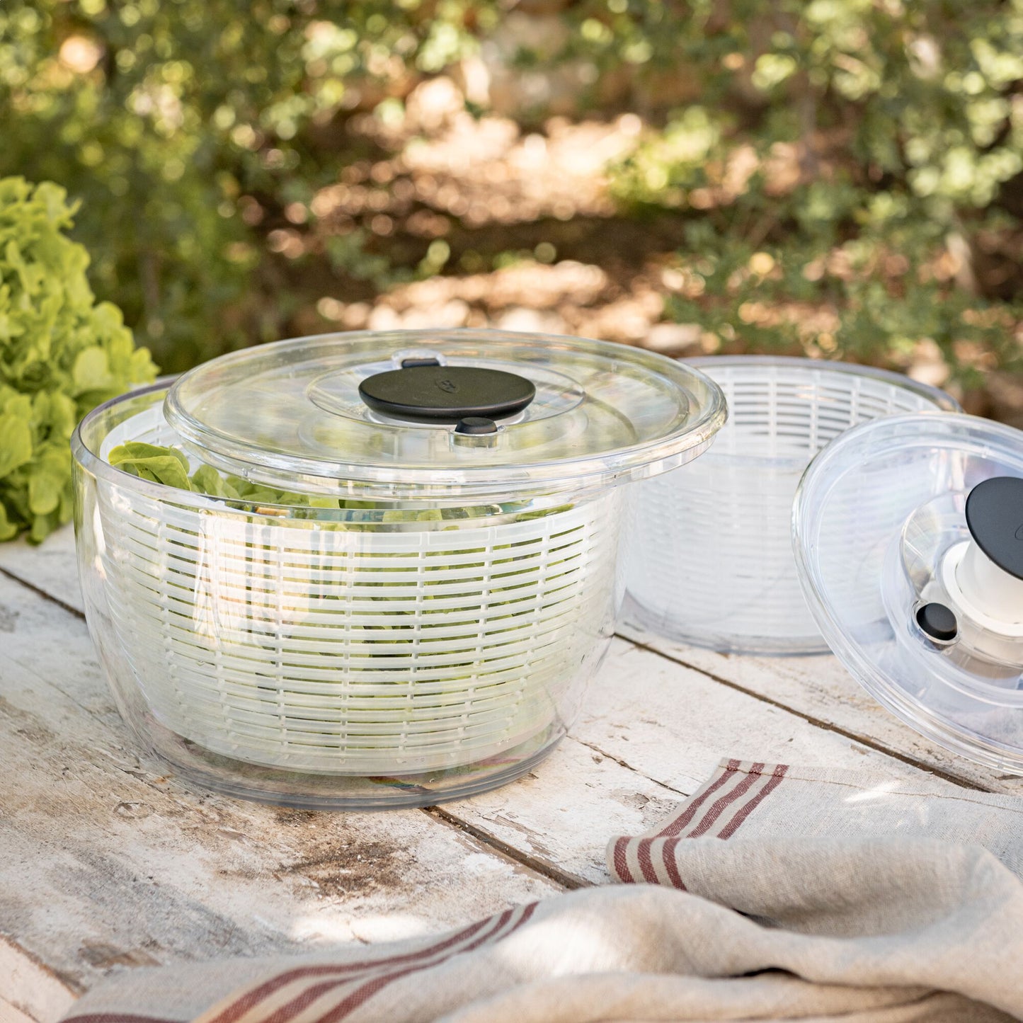 OXO - Essoreuse à salade en plastique D26cm - transparent