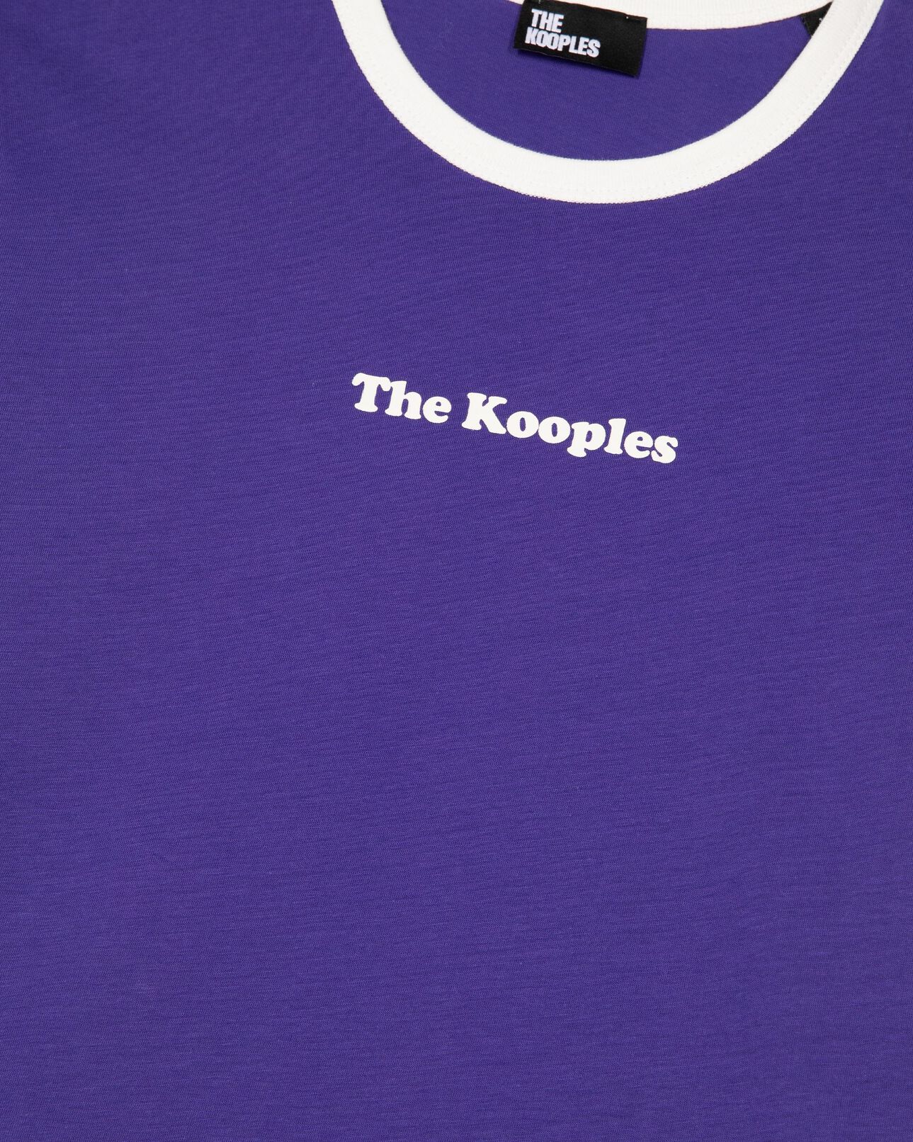 T-Shirt avec sérigraphie Violet