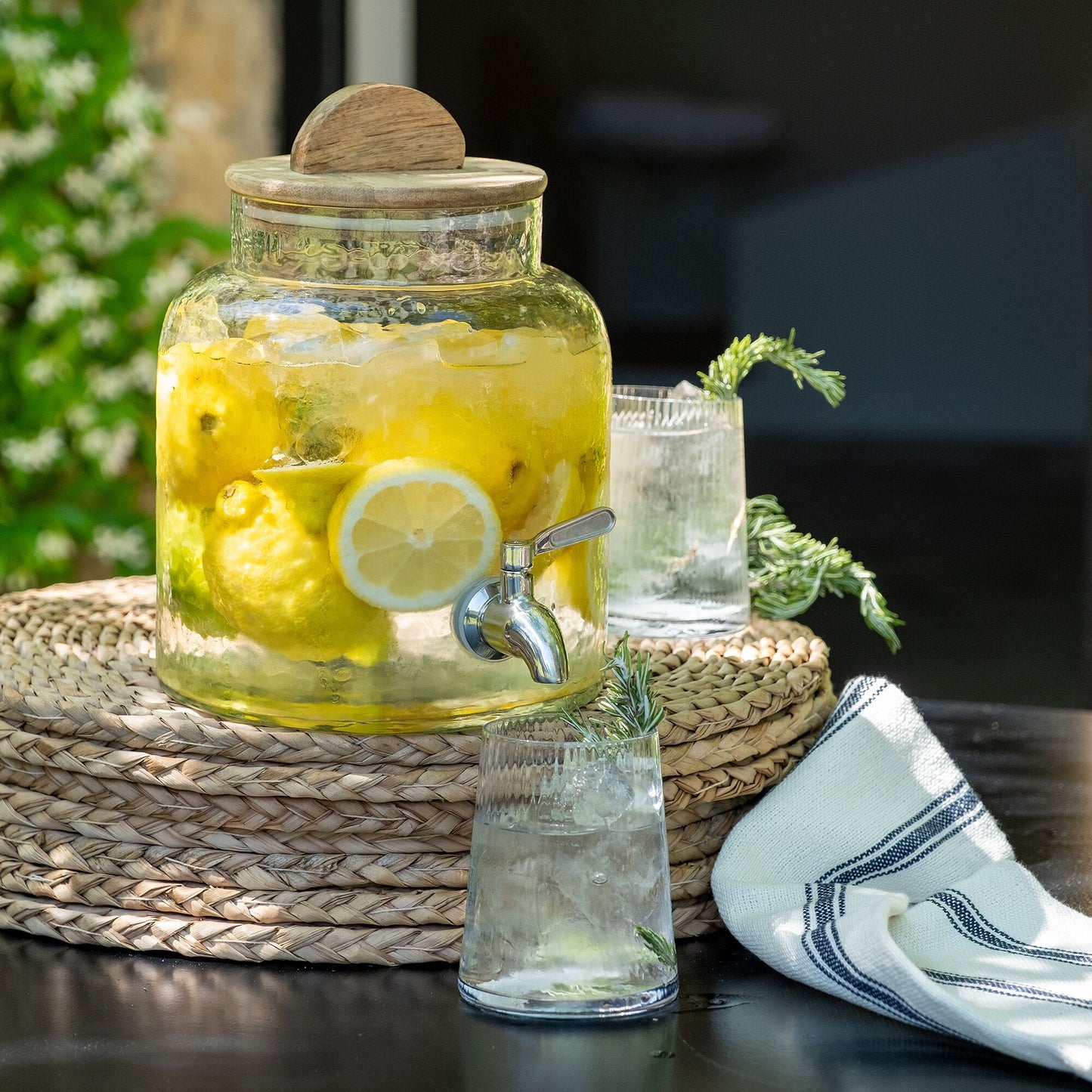 LIMON - Fontaine à boisson en verre 3,5l - transparent