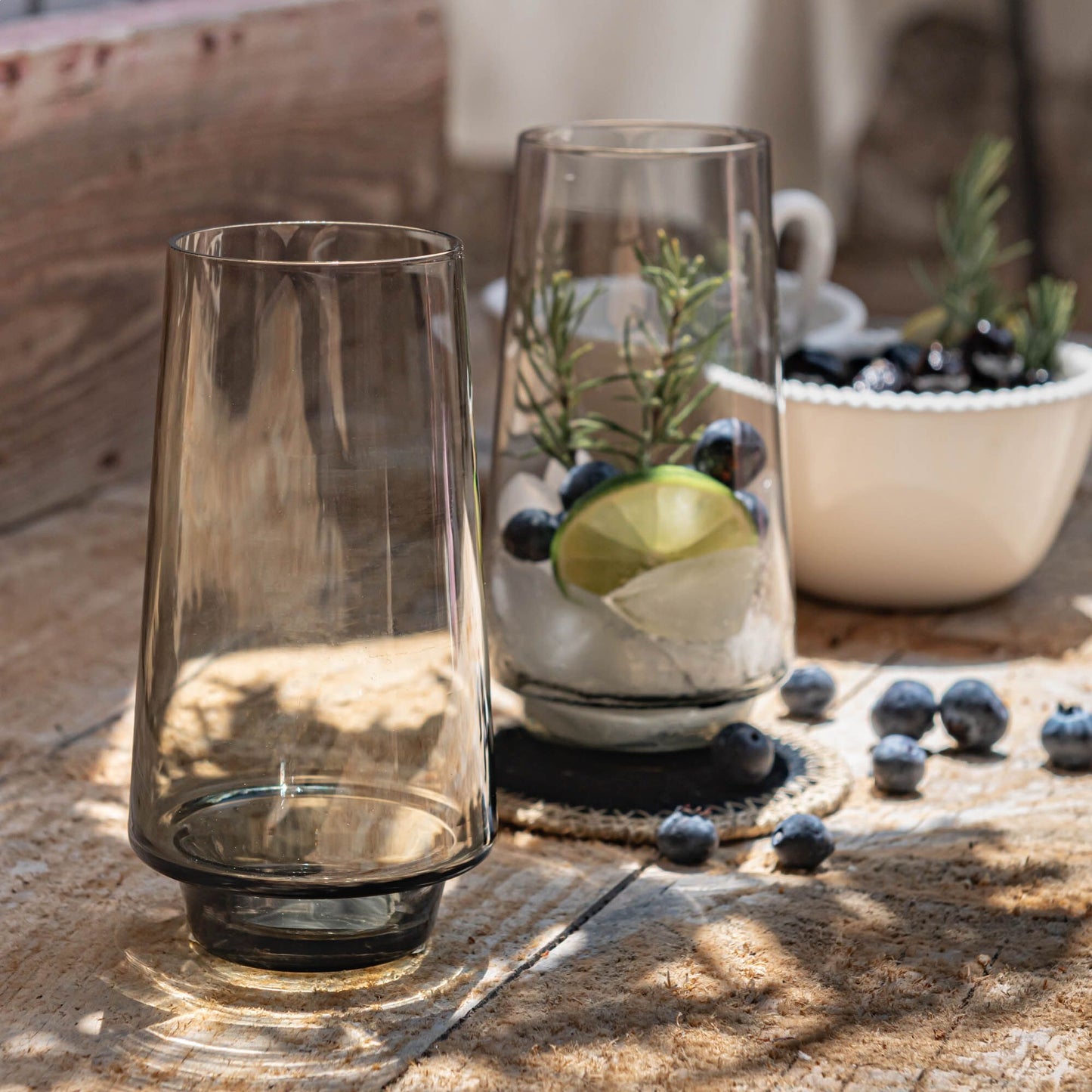BOCK - Gobelet haut en verre sodo-calcique 46cl - noir