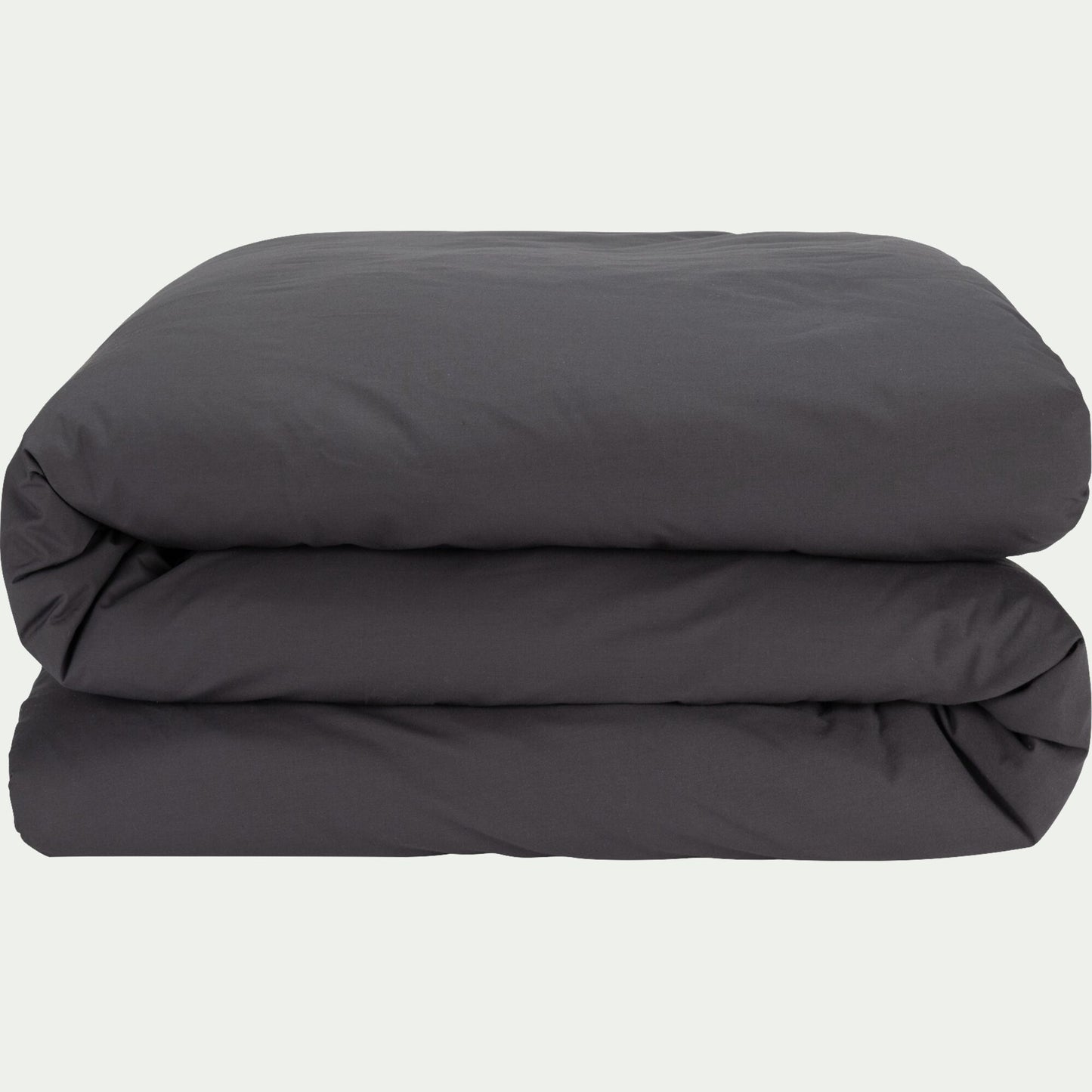 CALANQUES - Linge de lit uni en coton - gris ardoise