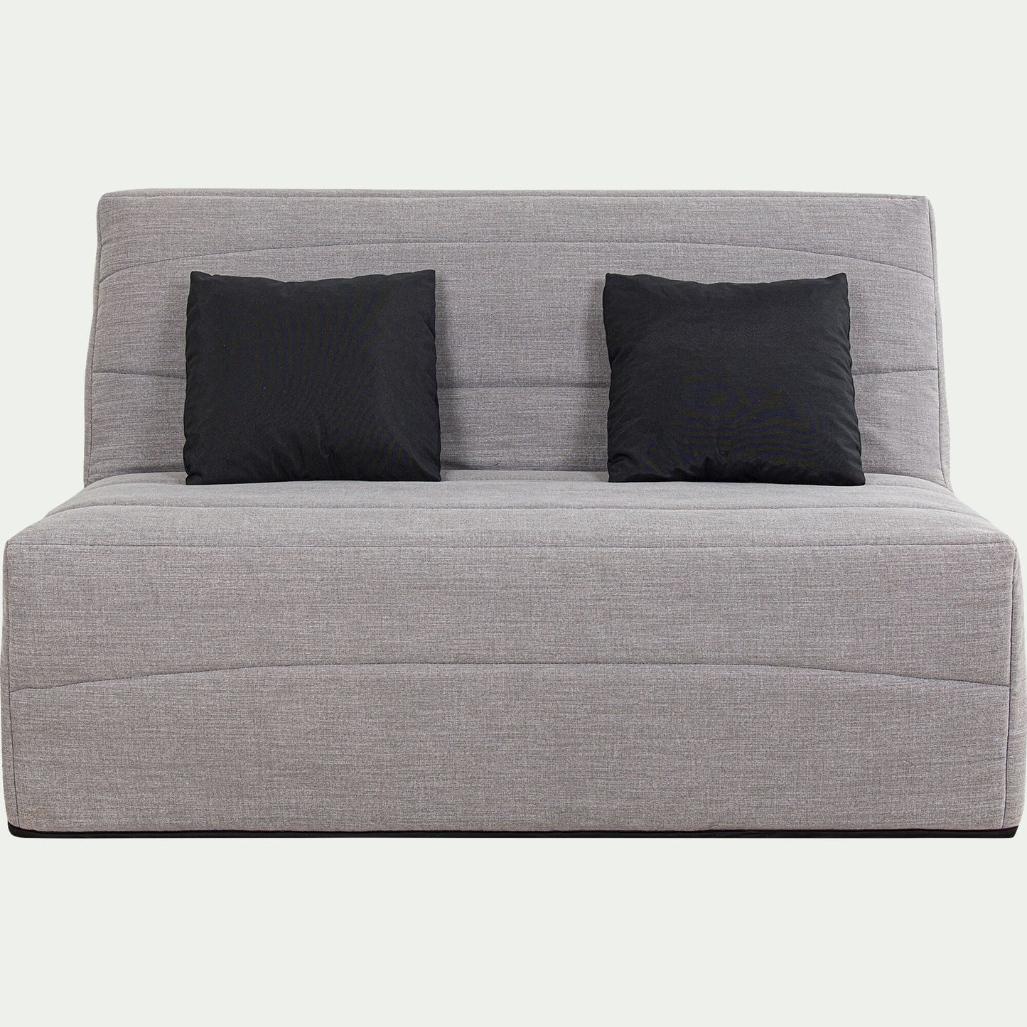CAPEO - Housse pour canapé BZ et 2 housses de coussin 160x200cm - gris borie