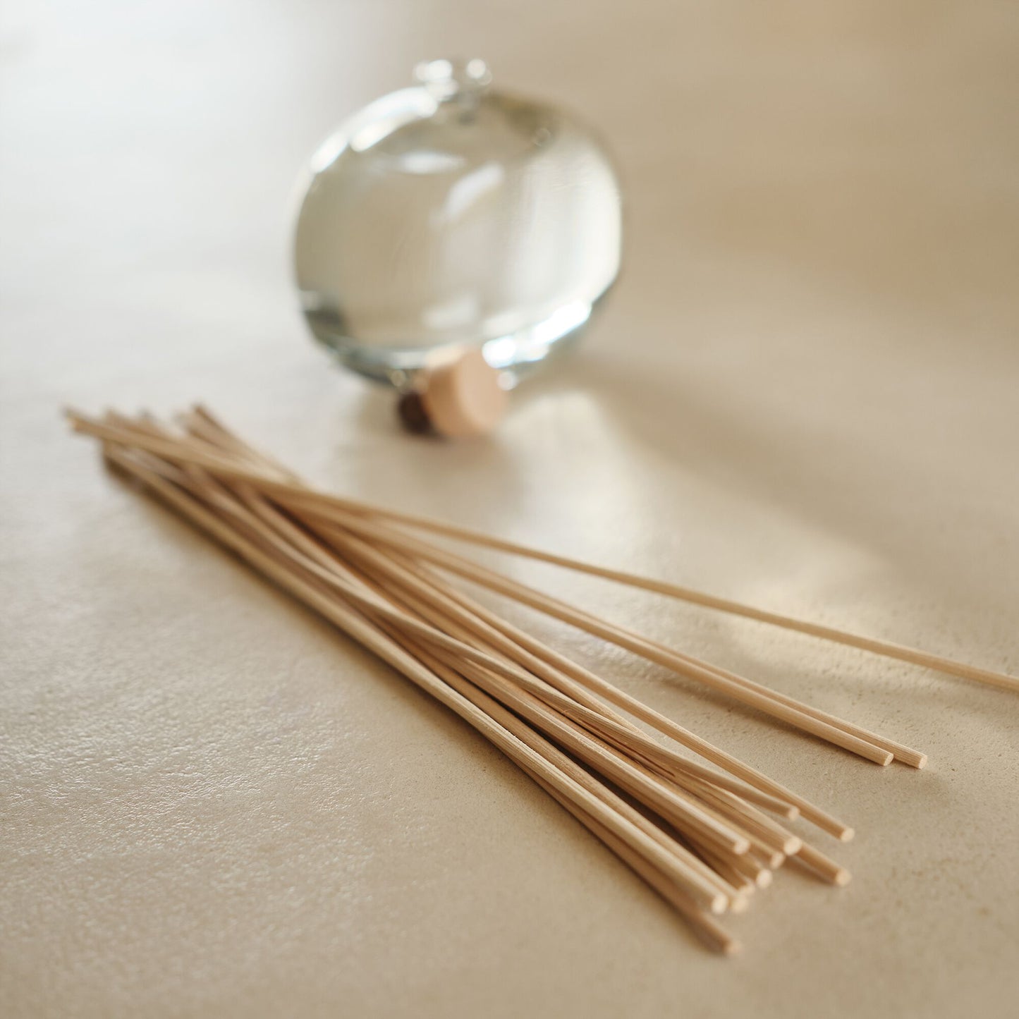 ROTIN - Recharge 15 tiges en rotin naturel pour diffuseur de parfum