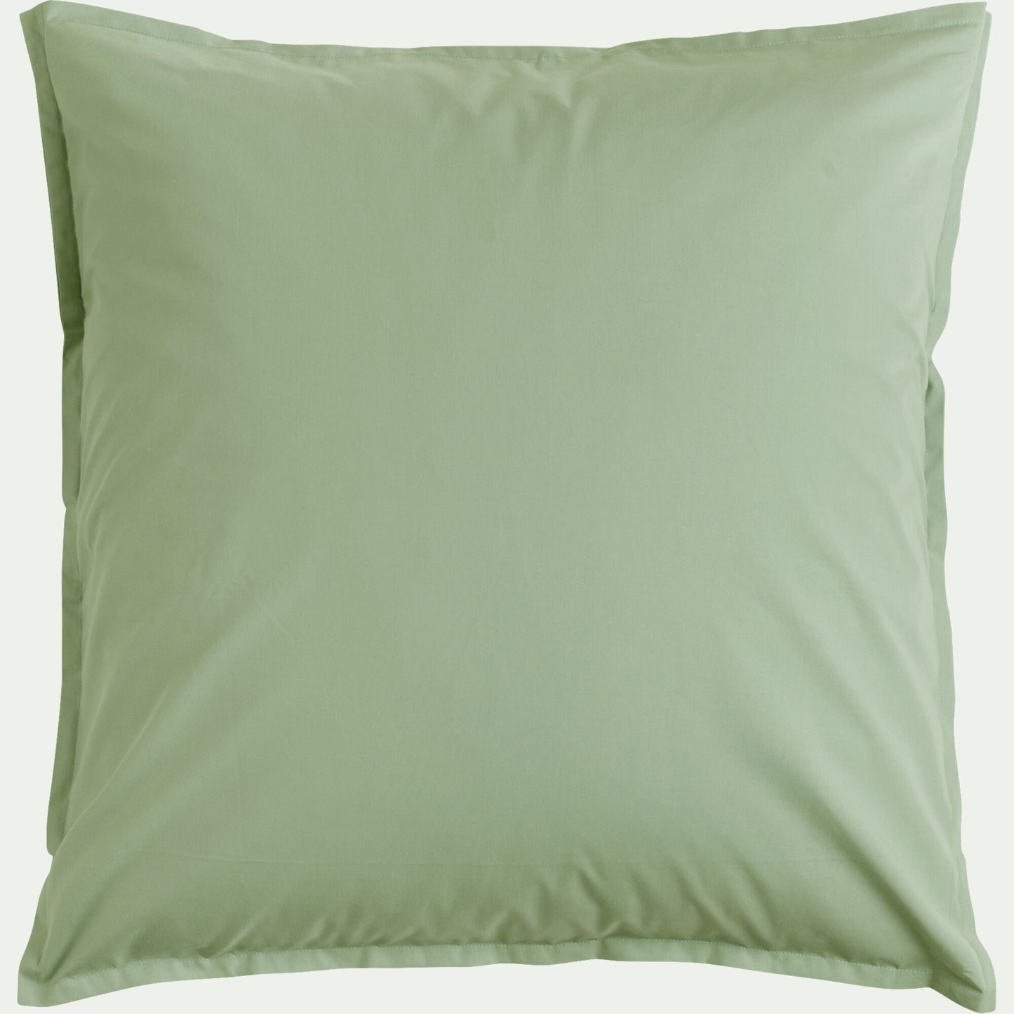 MIRAGE - Lot de 2 taies d'oreiller en coton 65x65cm - vert pistache