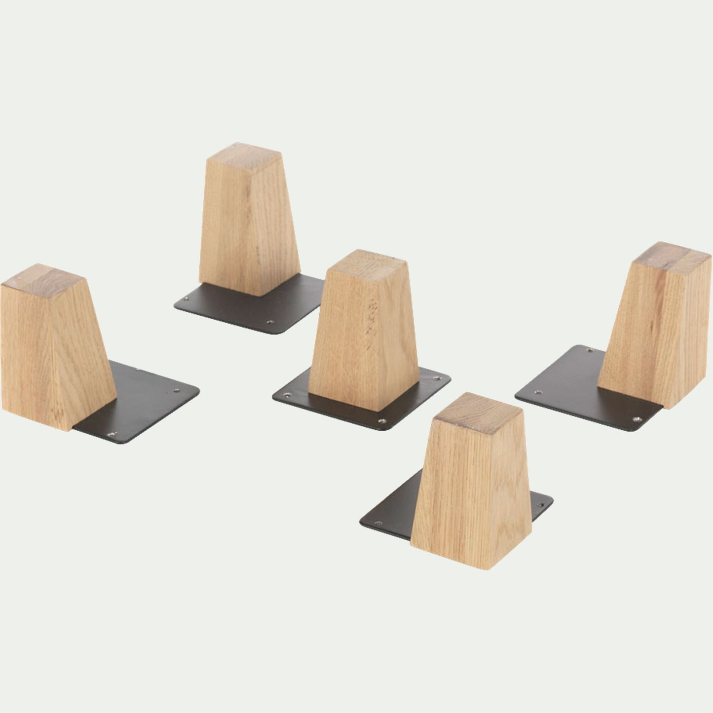 TASSIA - Lot de 5 pieds en chêne