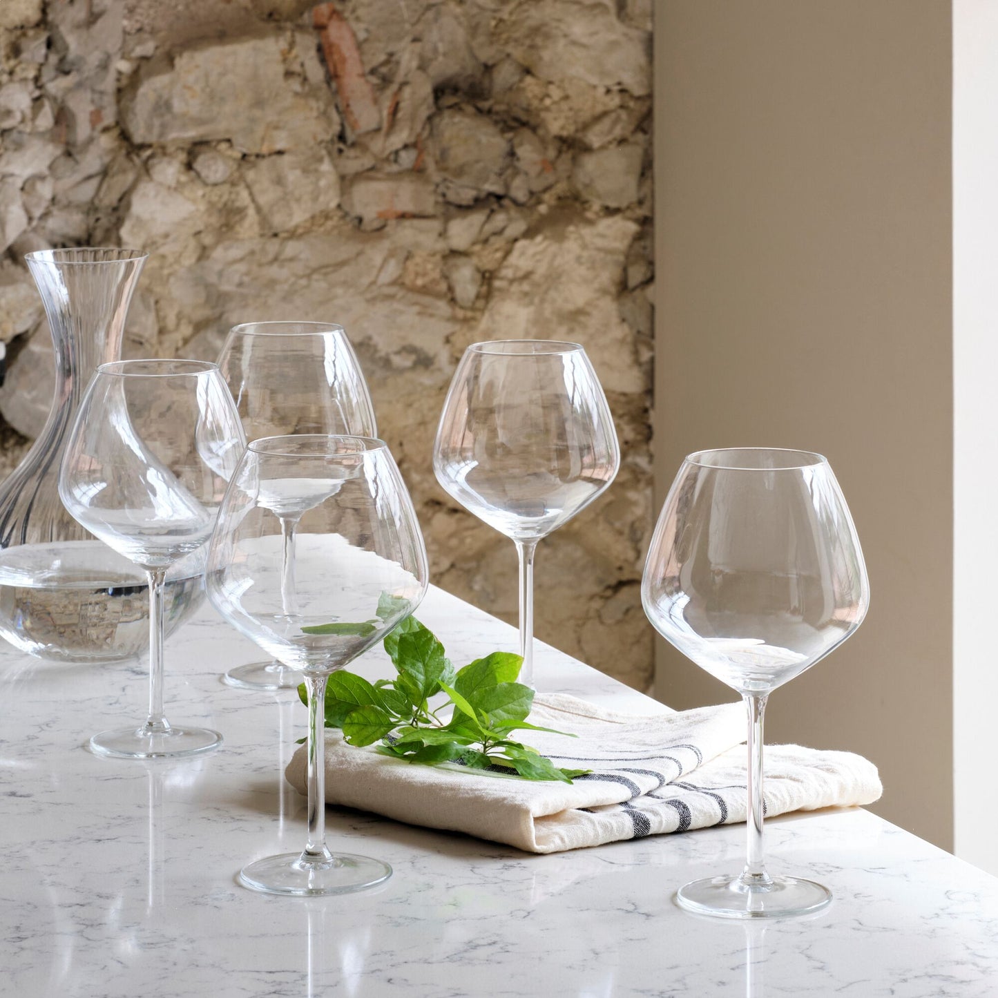 MADE - Coffret de 6 verres à gin tonic en verre 75cl - transparent