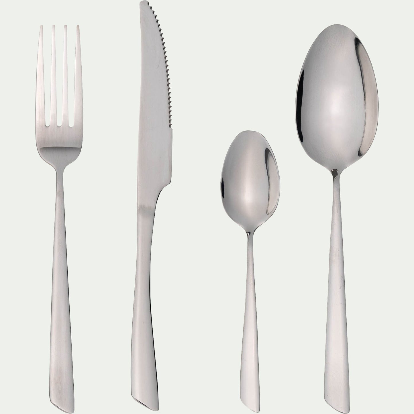 Delta - Ménagère 24 pièces en inox - gris argenté