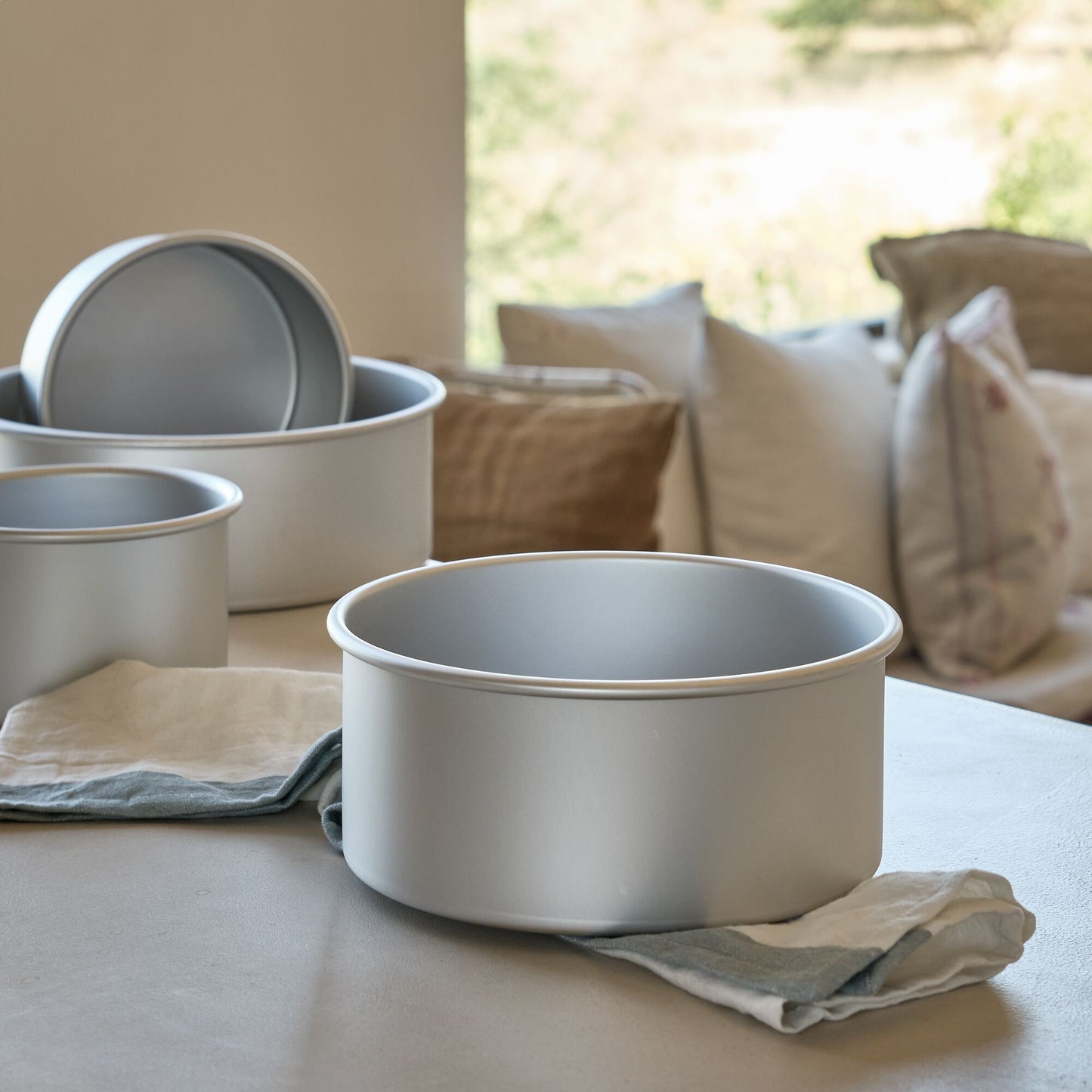 PATISDECOR - Moule à gâteau rond en aluminium D23xH10,2cm - argenté