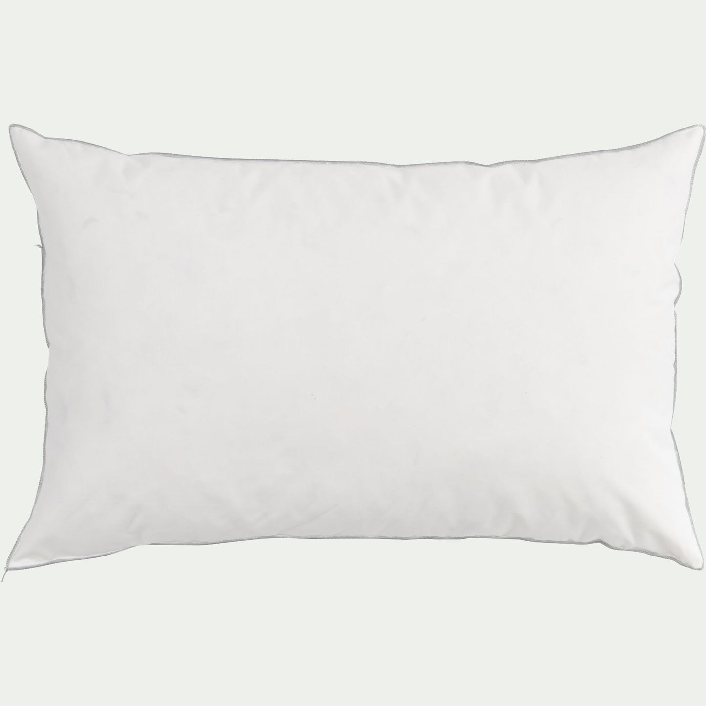FANETTE - Oreiller ferme en plumettes de canard - blanc 45x70cm