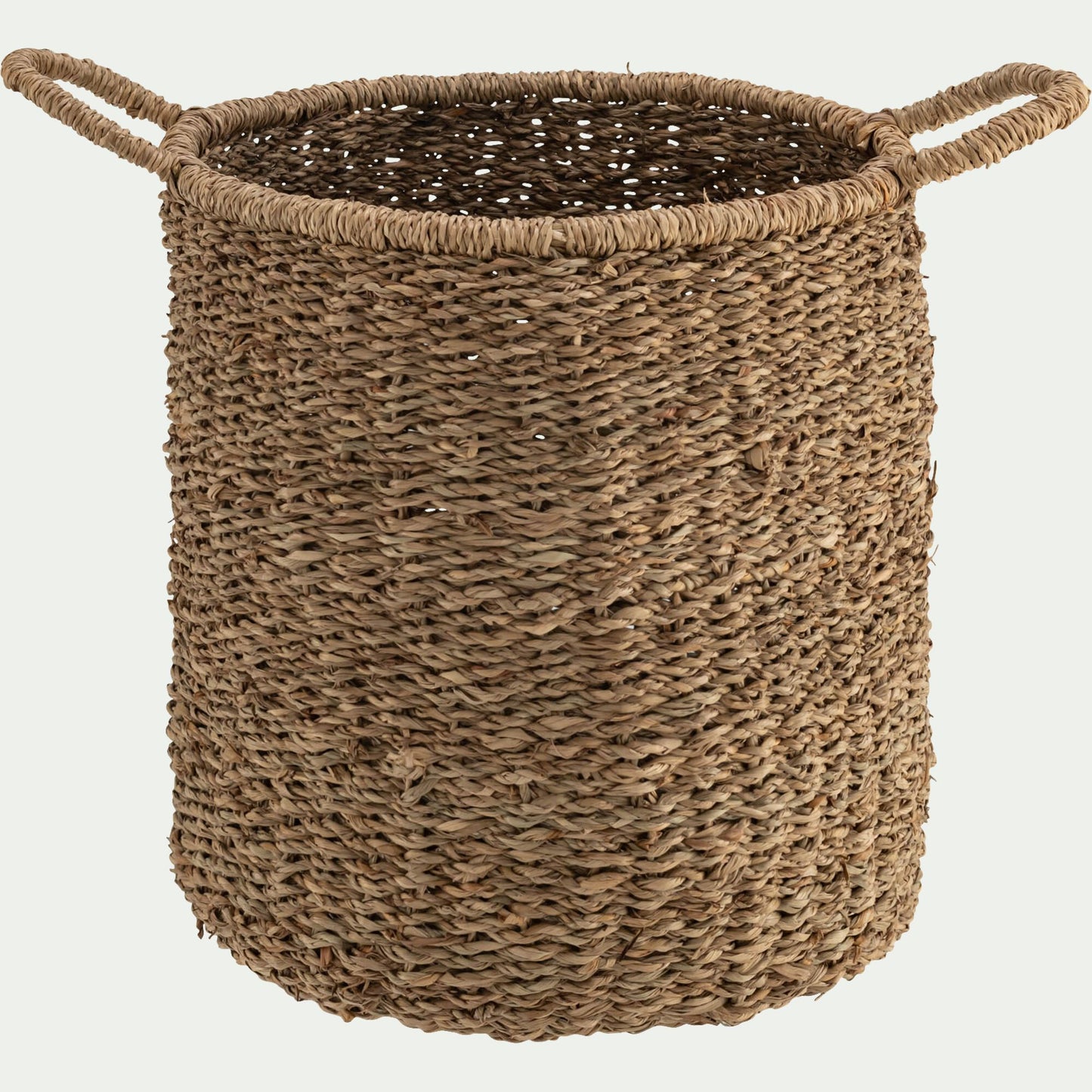 ZAGORA - Panier de rangement en jonc de mer D32xH40cm - naturel