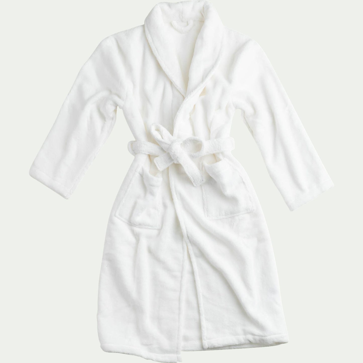 COCON - Peignoir en coton L/XL - blanc optique