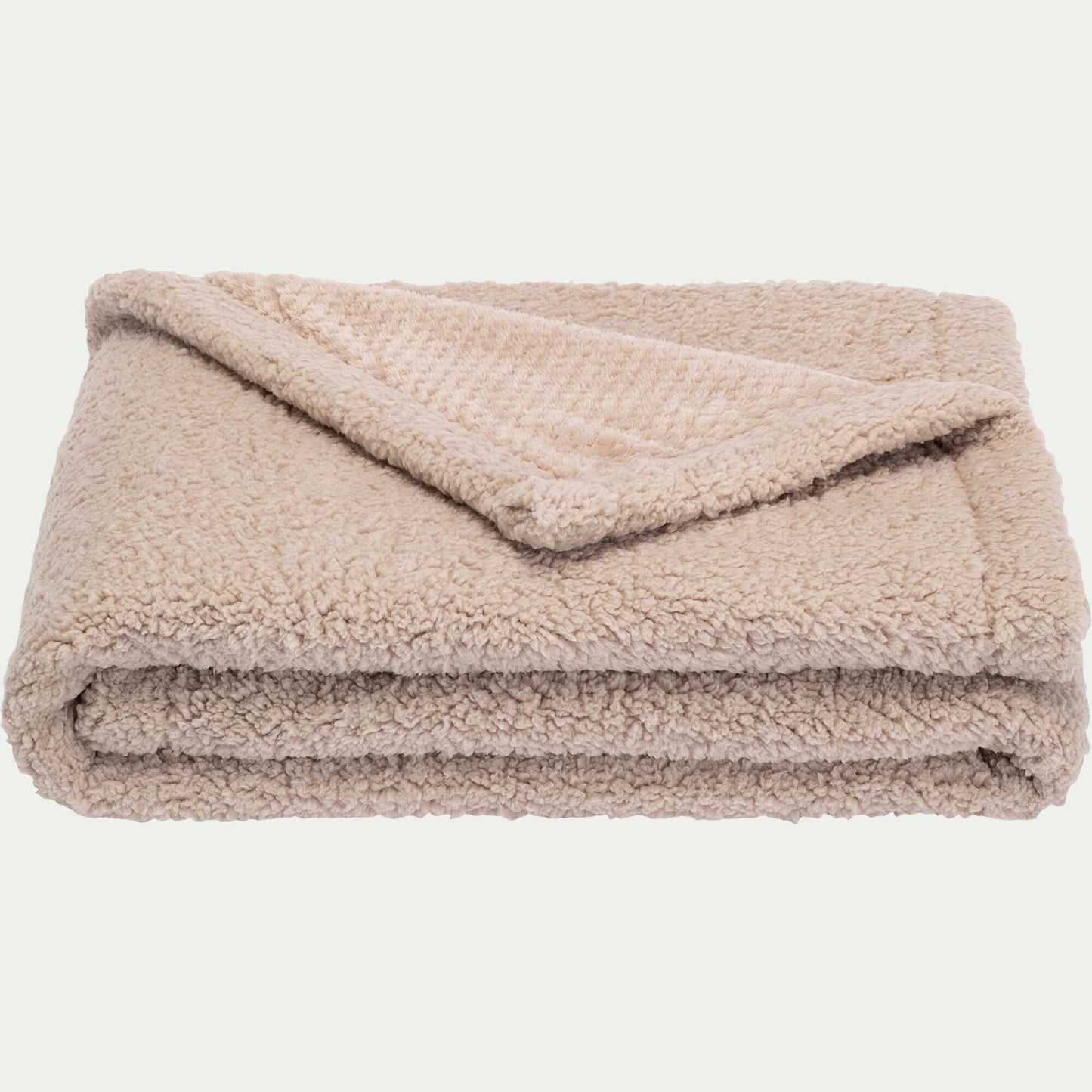 ELLA - Plaid en polaire 127x152cm - beige