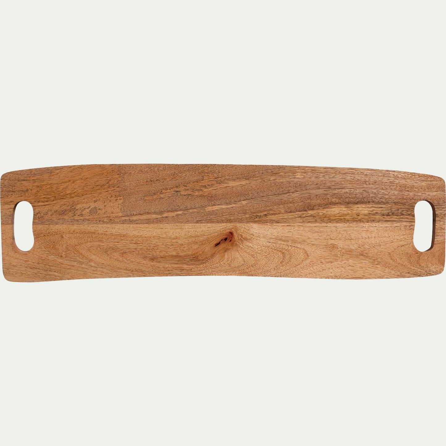 SADHA - Plateau de présentation en bois de manguier L60cm - bois foncé