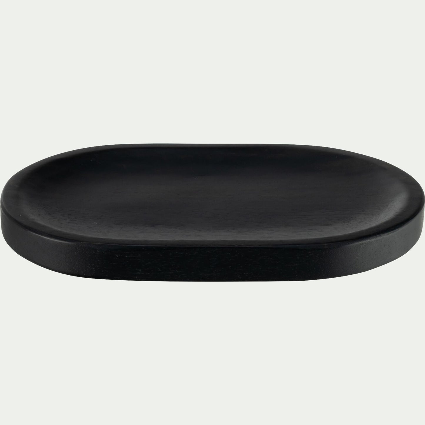 LAGUR - Plateau déco en bois de manguier 30x20cm - noir