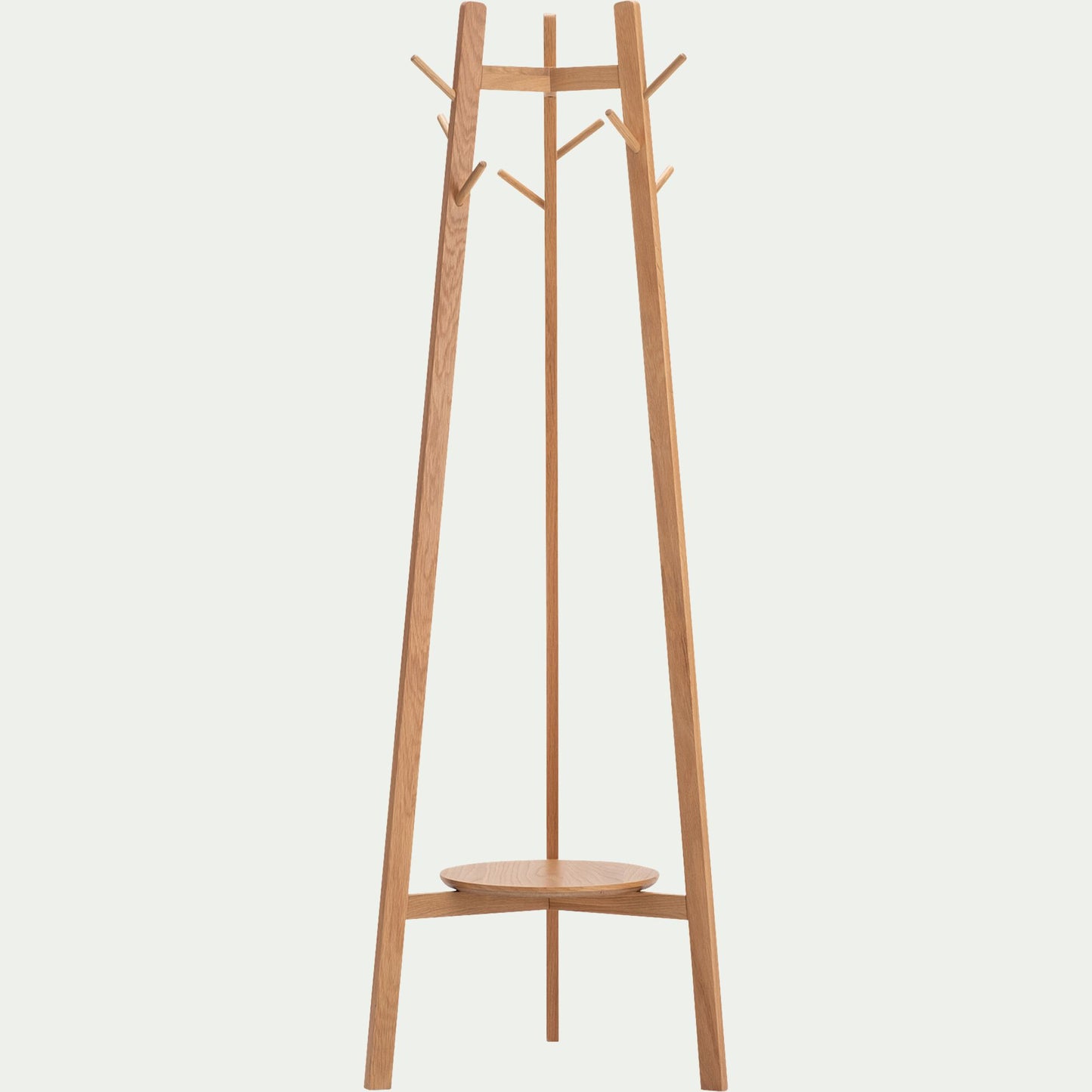 ALOIS - Porte-manteau sur pieds en bois H170cm - bois clair