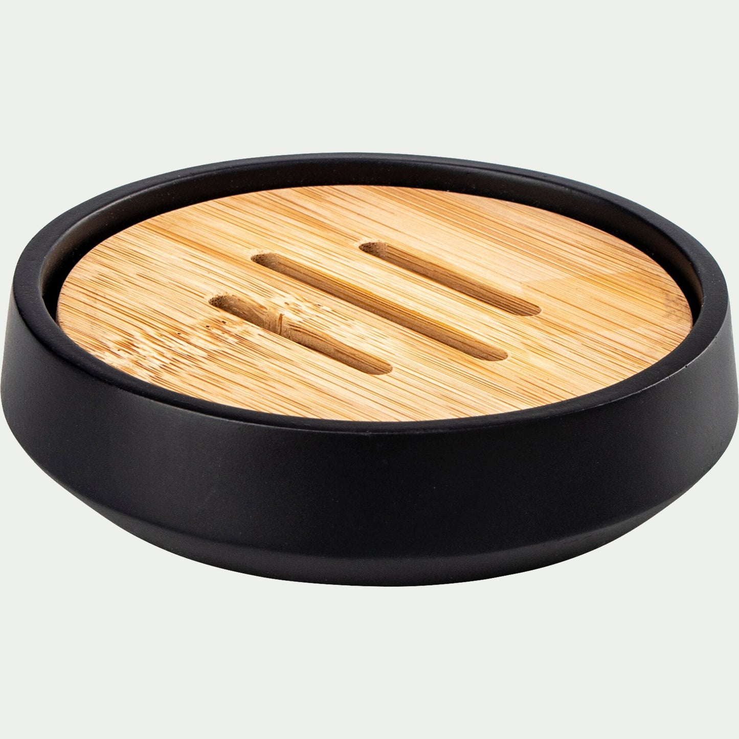 LEUZE - Porte-savon en polyresine - noir