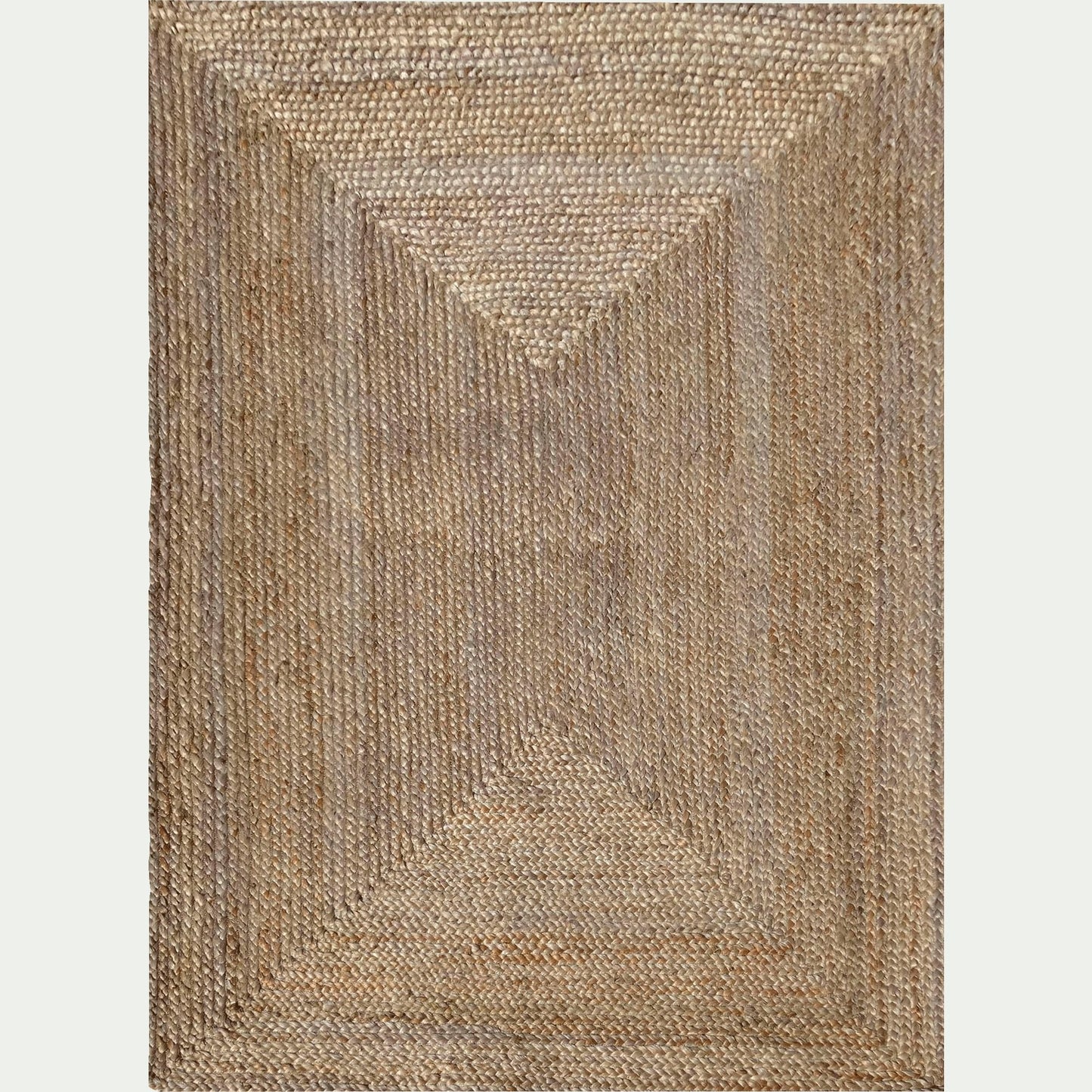 RUSH - Tapis tressé en jute - naturel 160x230cm