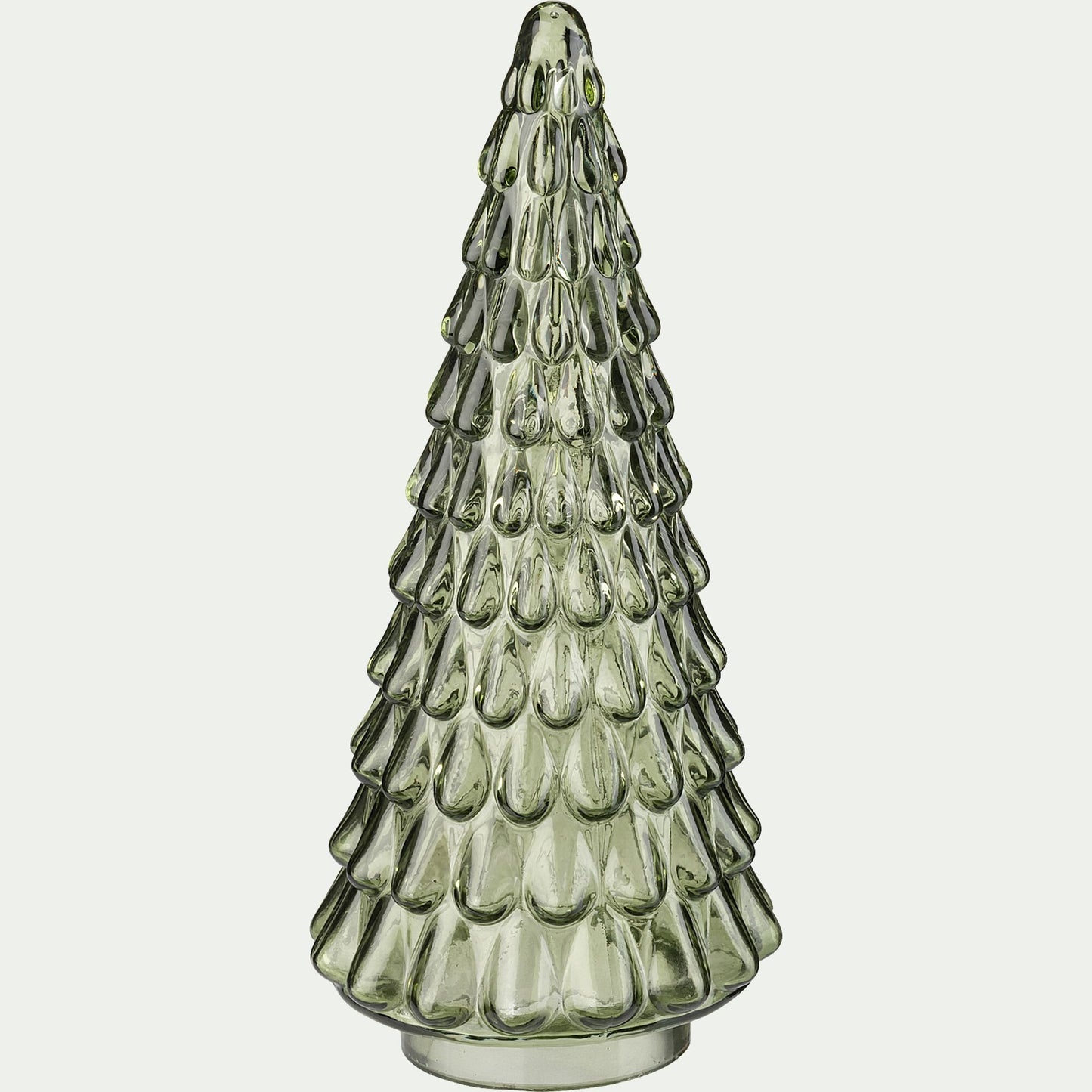 LISANDRU - Sapin décoratif à poser en verre H23cm - vert