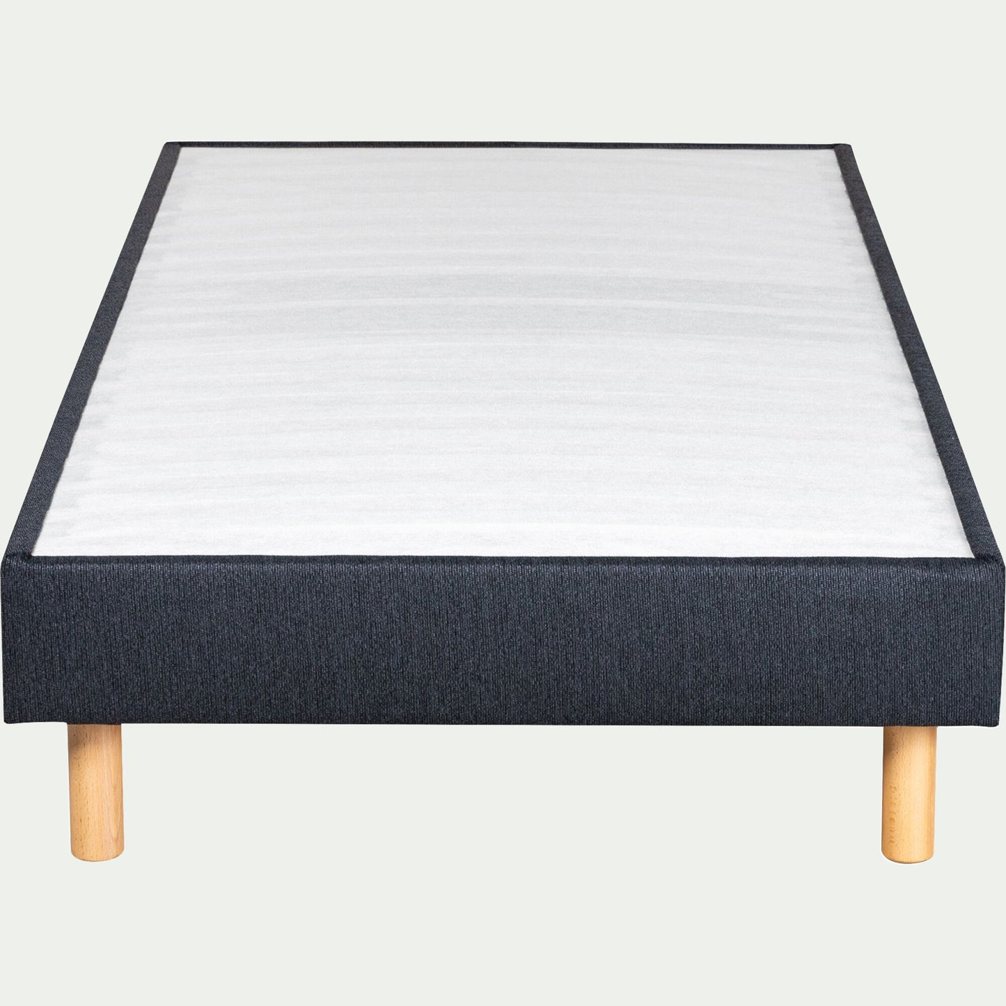 ORAISON - Sommier tapissier morphologique alinea 15cm 90x200cm - gris anthracite