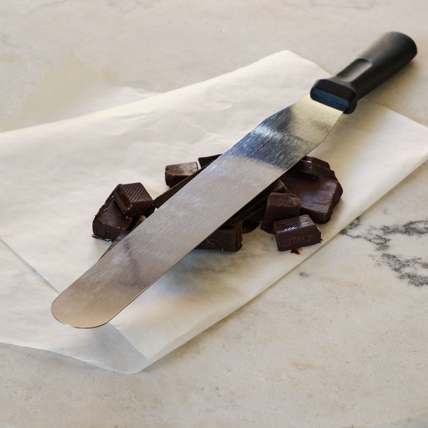 PATISDECOR - Spatule de glaçage en inox L30cm - argenté