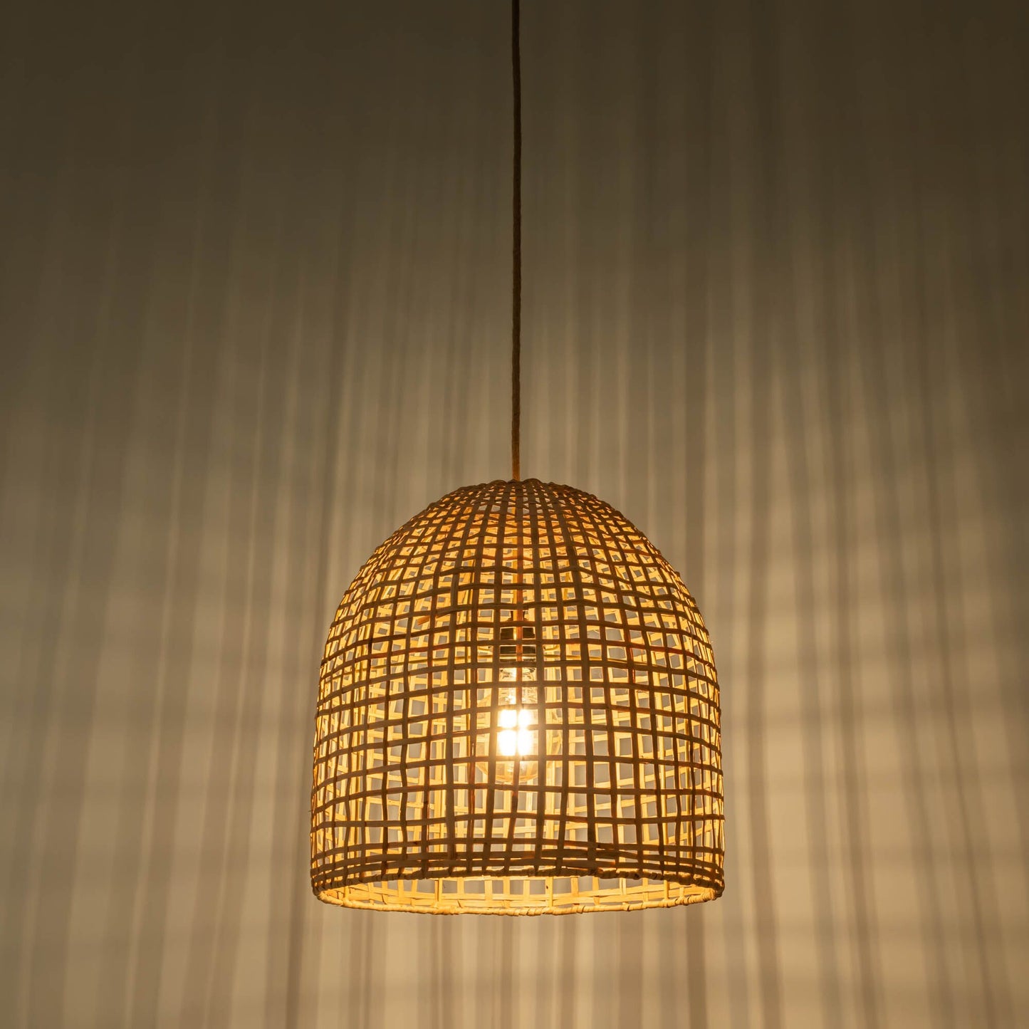 ALASSIO - Suspension non électrifiée en rotin D40xH40cm - naturel